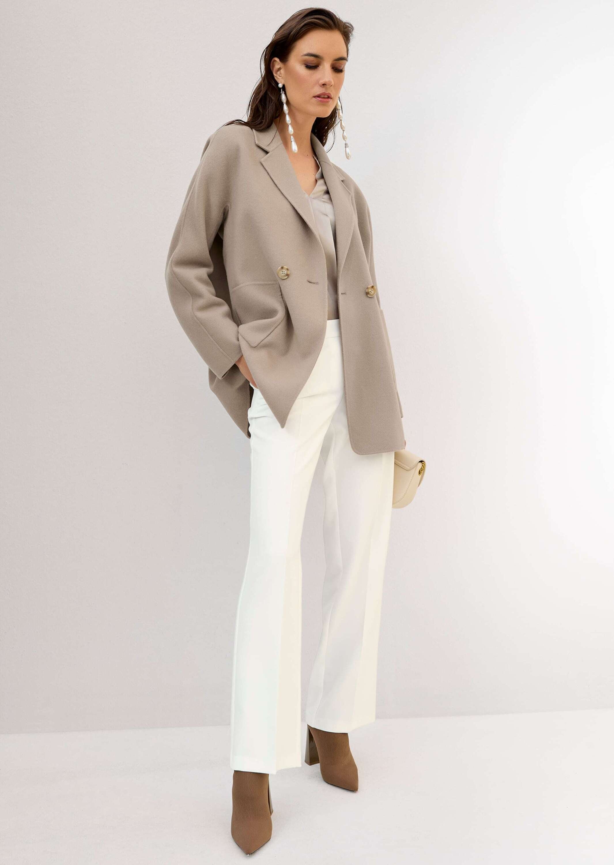 MADELEINE Langmantel »Kurzmantel Doubleface-Mantel aus reiner Wolle«