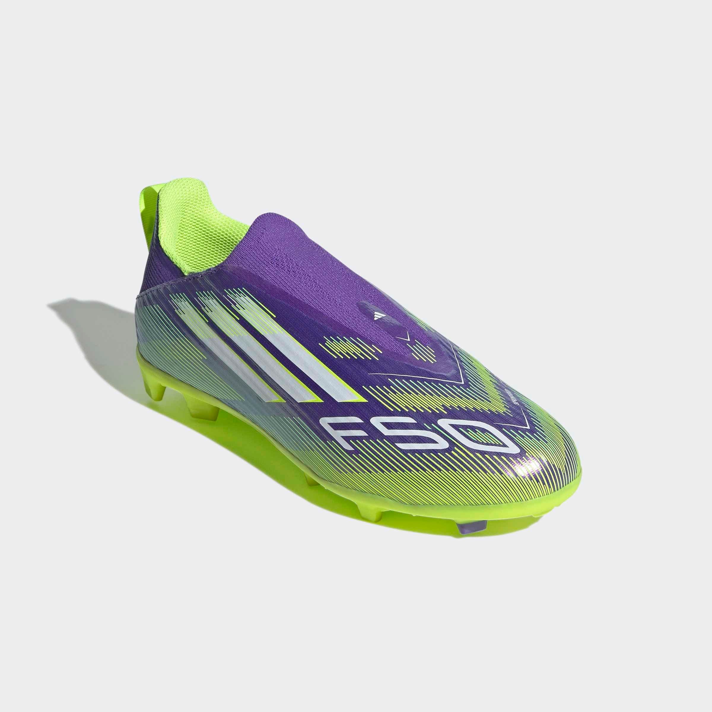adidas Performance Fußballschuh »F50 LEAGUE LACELESS FIRM/MULTI-GROUND BOOTS KINDER«, geeignet für Rasen- und Kunstrasenplätze