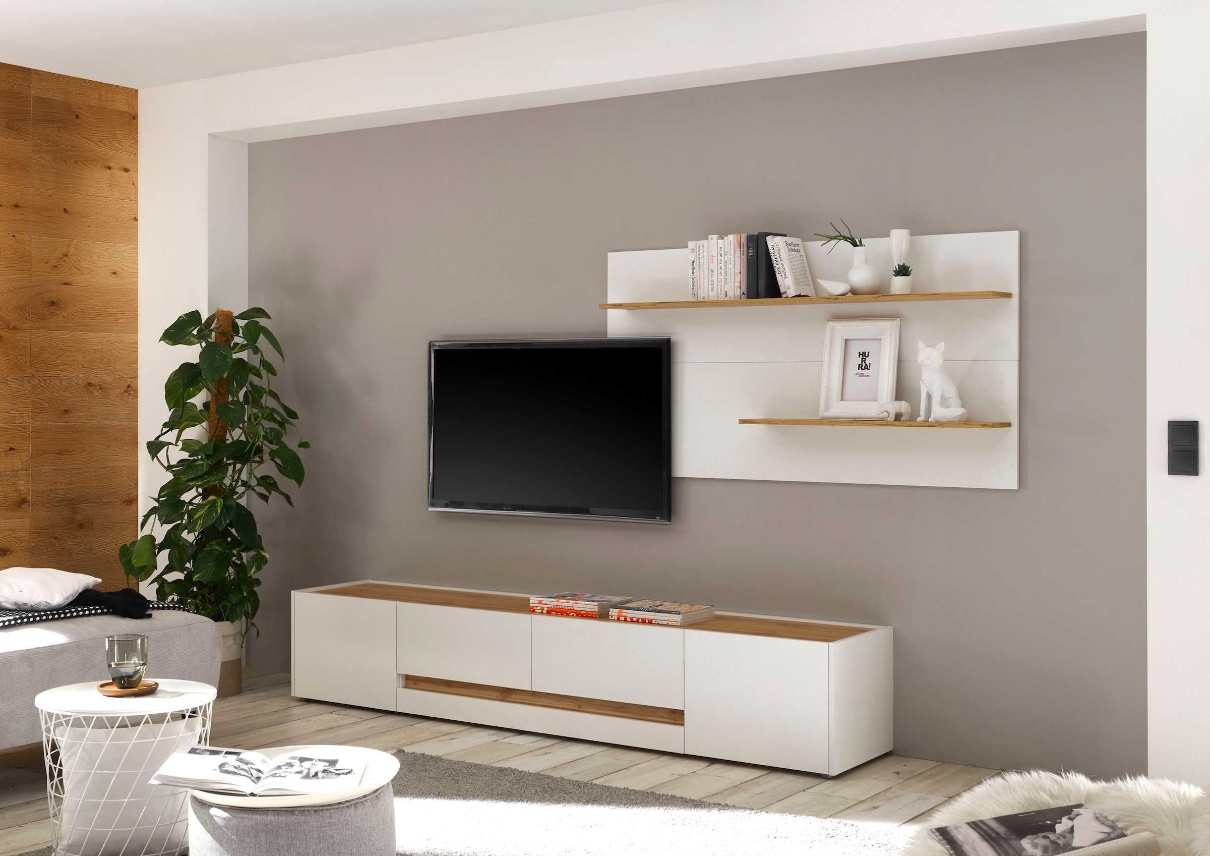 INOSIGN Wandregal »City/Giron, modernes Wandboard, Wandhalter mit Ablagefläche«, vielseitig einsetzbares Hängeregal