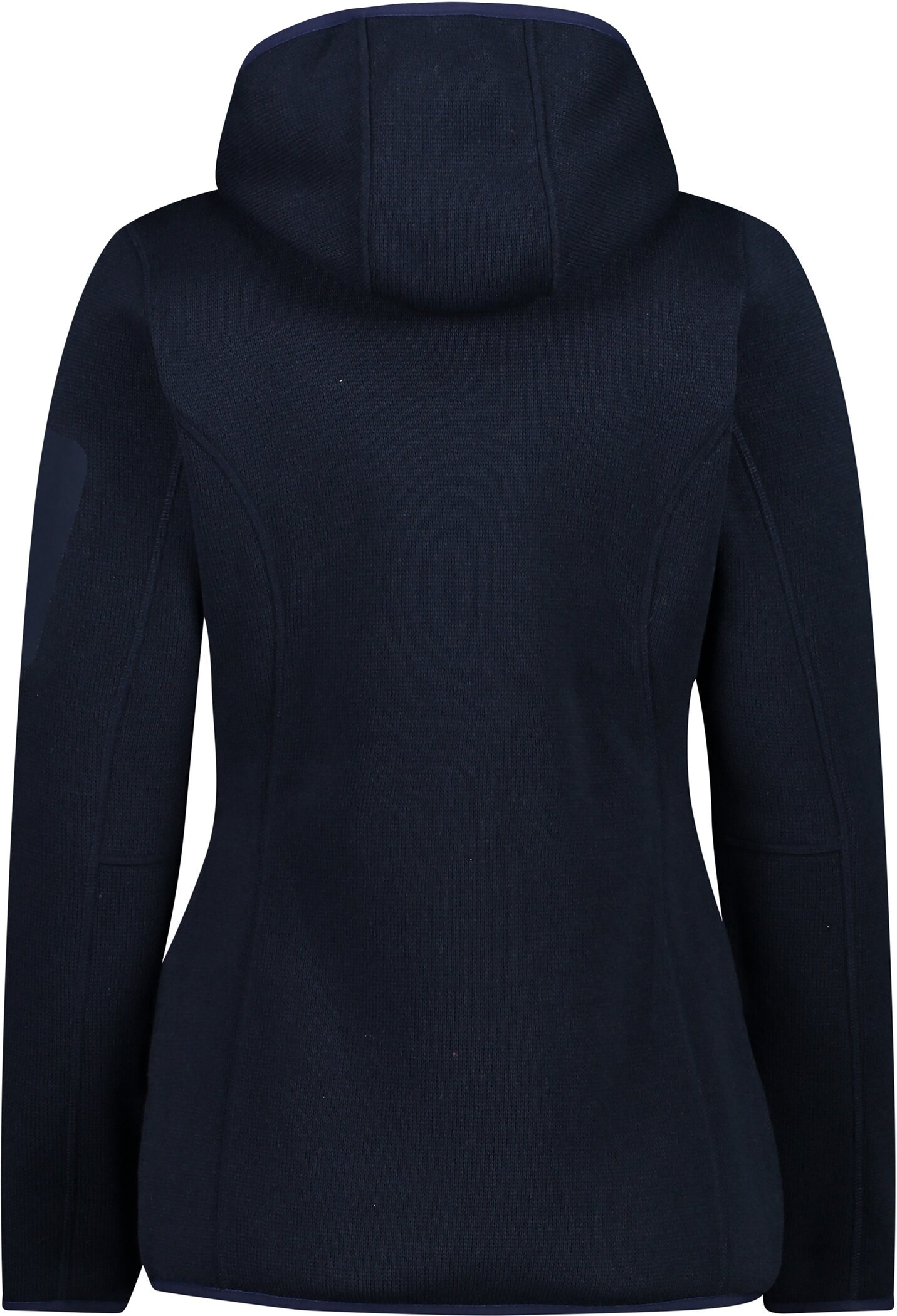 CMP Strickfleecejacke »KNITTED MELANGE HOODY WOMAN HOODY«, (1 St.), mit Kapuze, Wärmend und atmungsaktiv