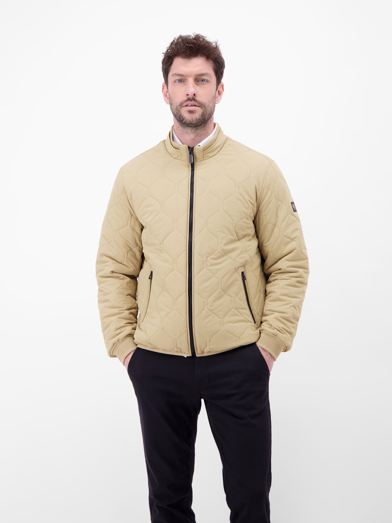 LERROS Outdoorjacke »Steppjacke im Waben-Design« ohne Kapuze