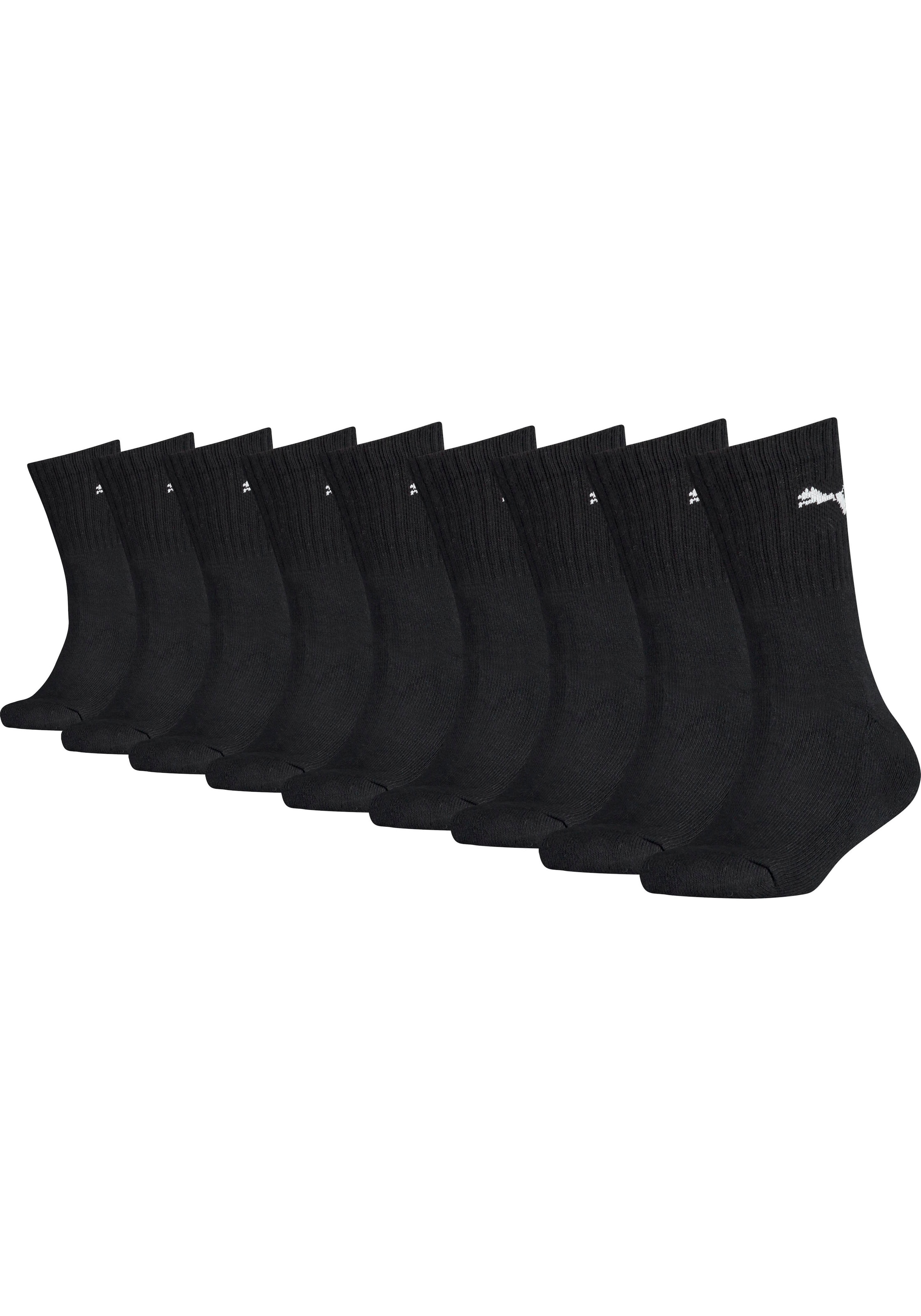 Socken »JUNIOR CREW SOCK 9P ECOM«, (9 Paar), gepolsterte Sohle für Stoßdämpfung und...