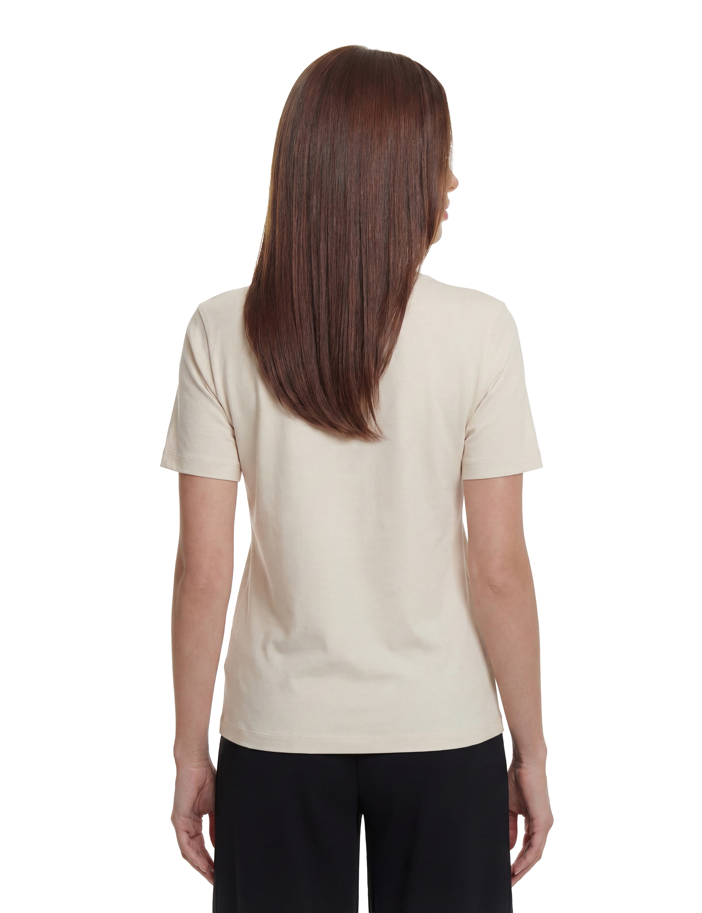 Guess T-Shirt »GRAZIA SLIM CN SS T-SHIRT« aus Baumwoll-Jersey