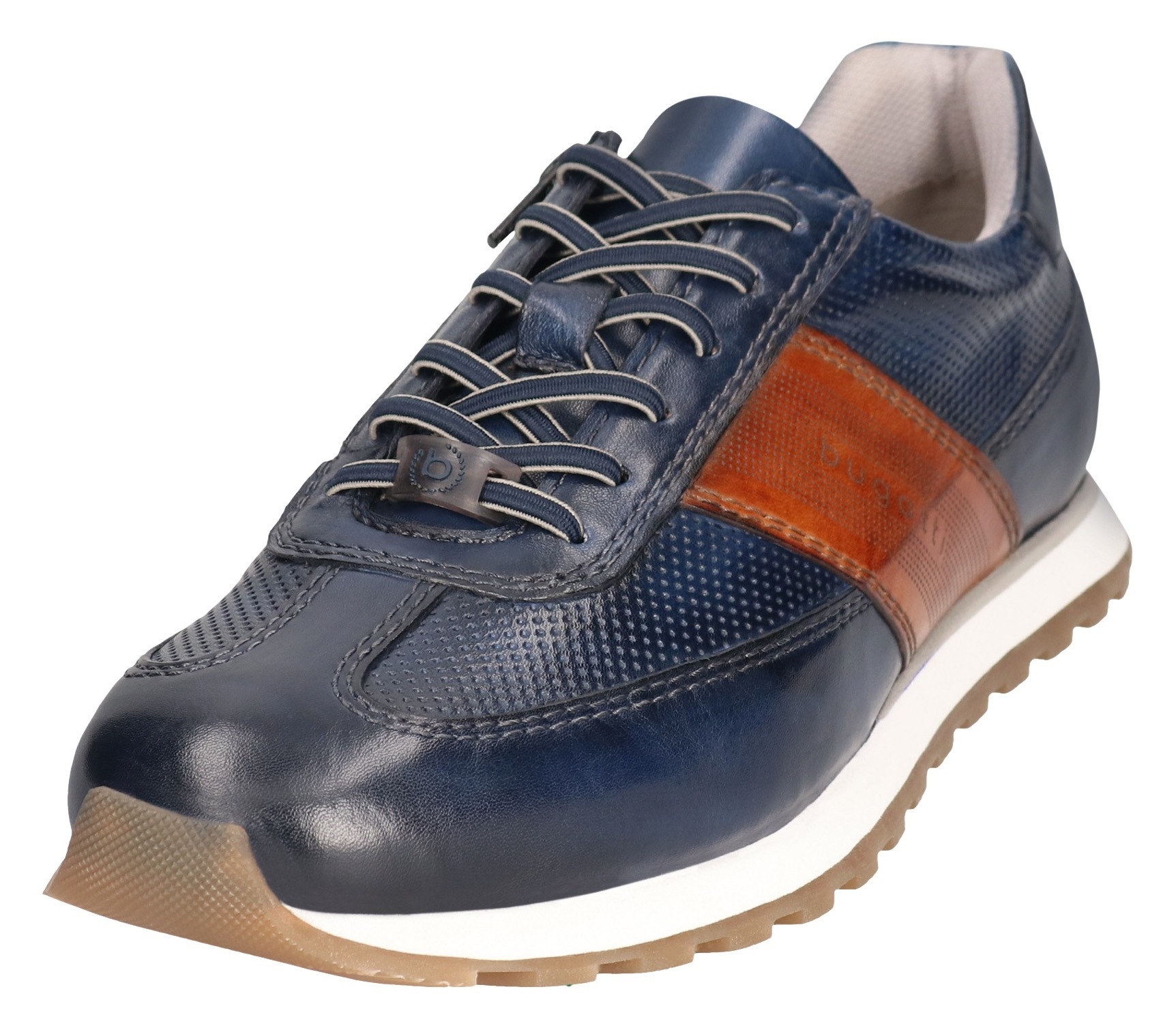 bugatti Sneaker, Freizeitschuh, Halbschuh, Schnürschuh mit Kontrastbesatz