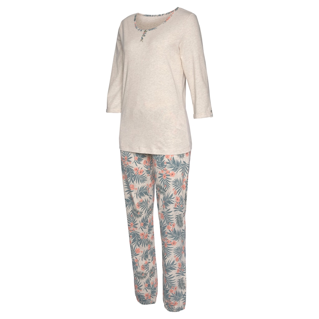 LASCANA Pyjama, (2 tlg., 1 Stück)