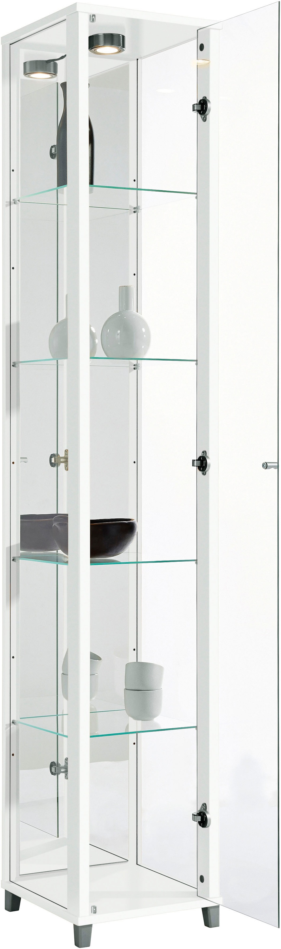 fif möbel Vitrine »OPTIMA« Standvitrine/Glasvitrine 1x Glastür,perfekt für Sammler,Sammlervitrine