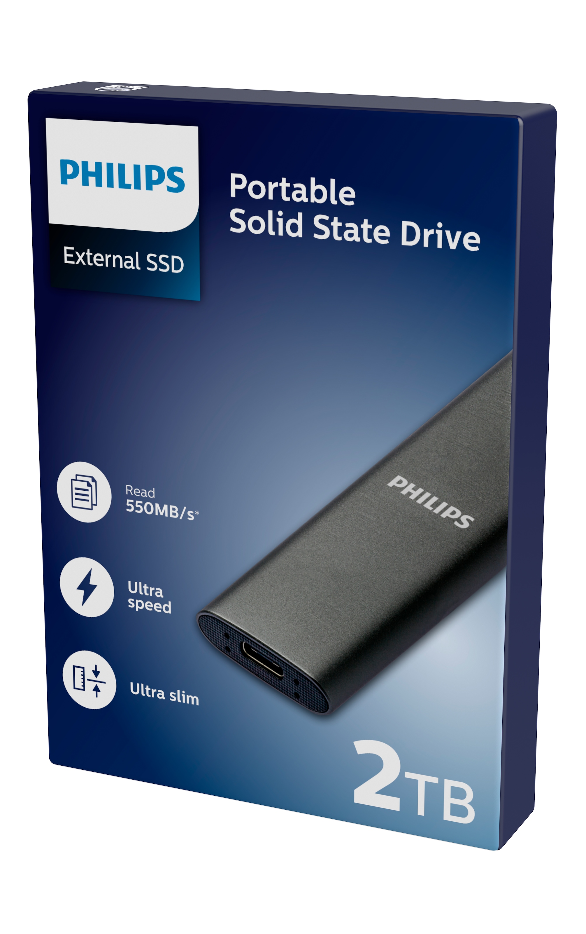 Philips externe SSD »External SSD 2TB«, Anschluss USB-C, Ultra Speed