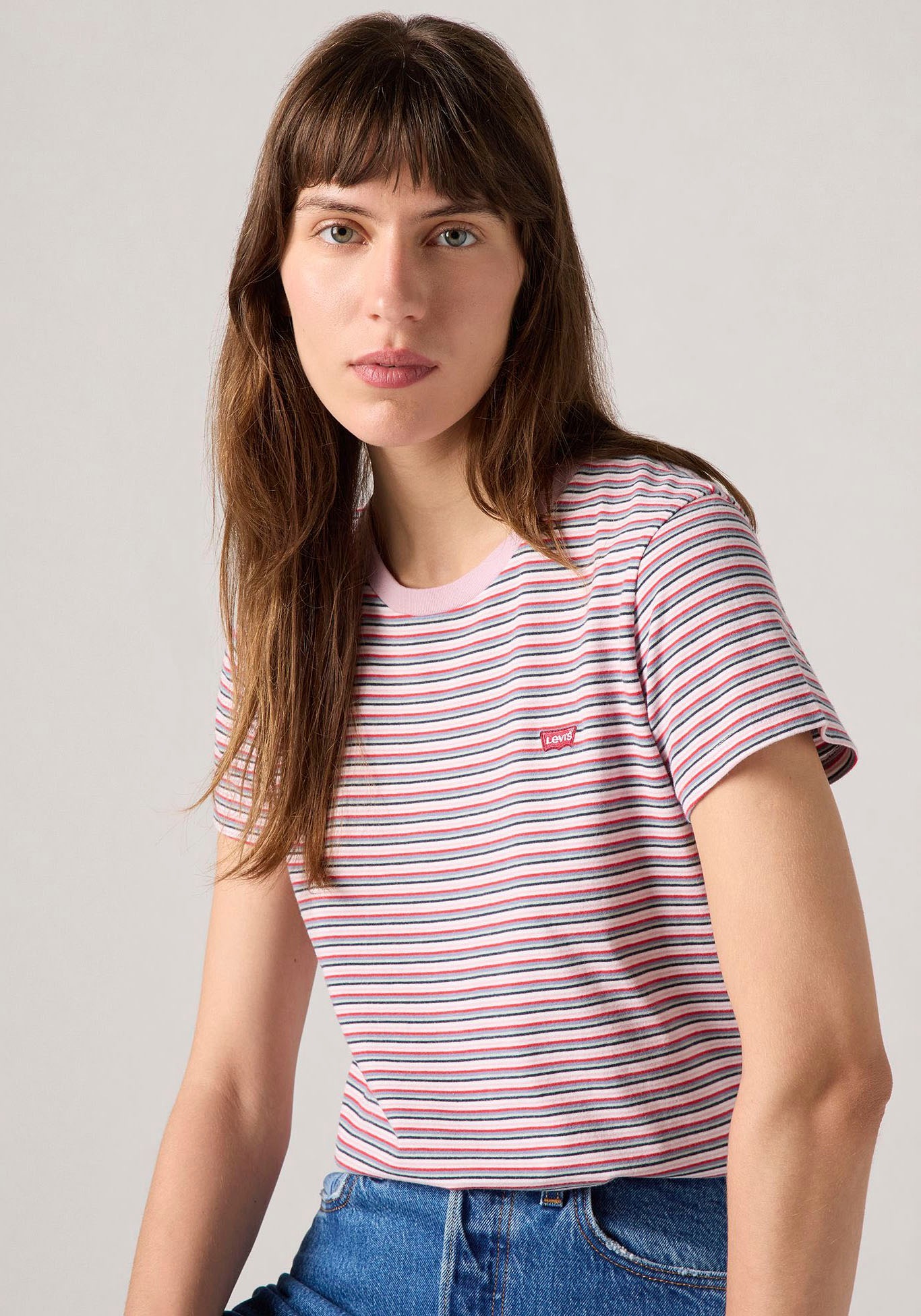 Levi's® T-Shirt »The perfect Tee«, mit kleiner Logo-Stickerei