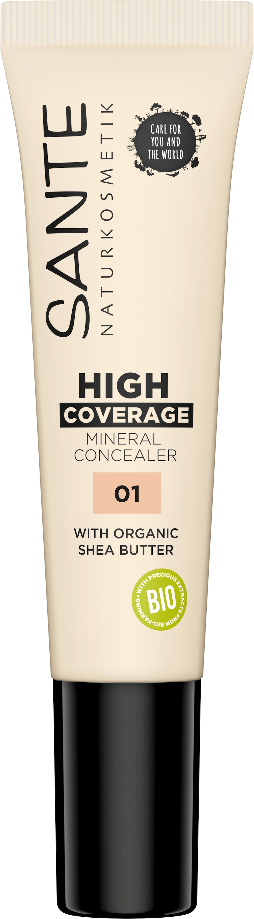 SANTE Concealer »HIGH COVERAGE MINERAL CONCEALER« mit intensiver Deckkraft, für ein ebenmäßiges, natürliches Finish