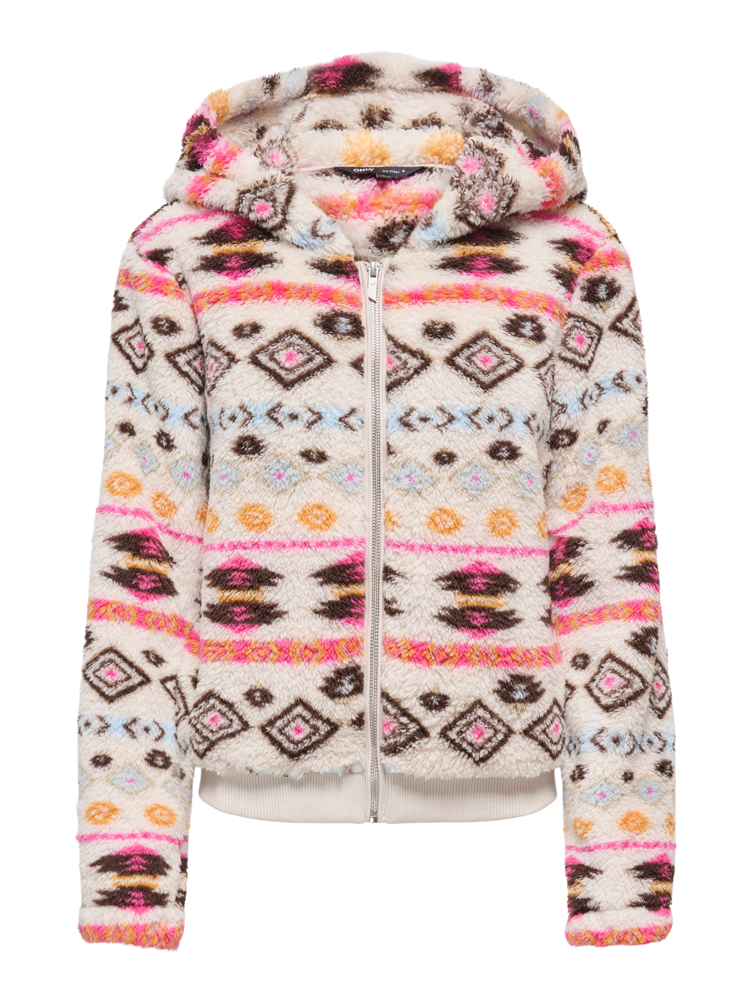 ONLY Outdoorjacke »ONLANNA CONTACT AOP HOOD JACKET OTW CS« mit Kapuze