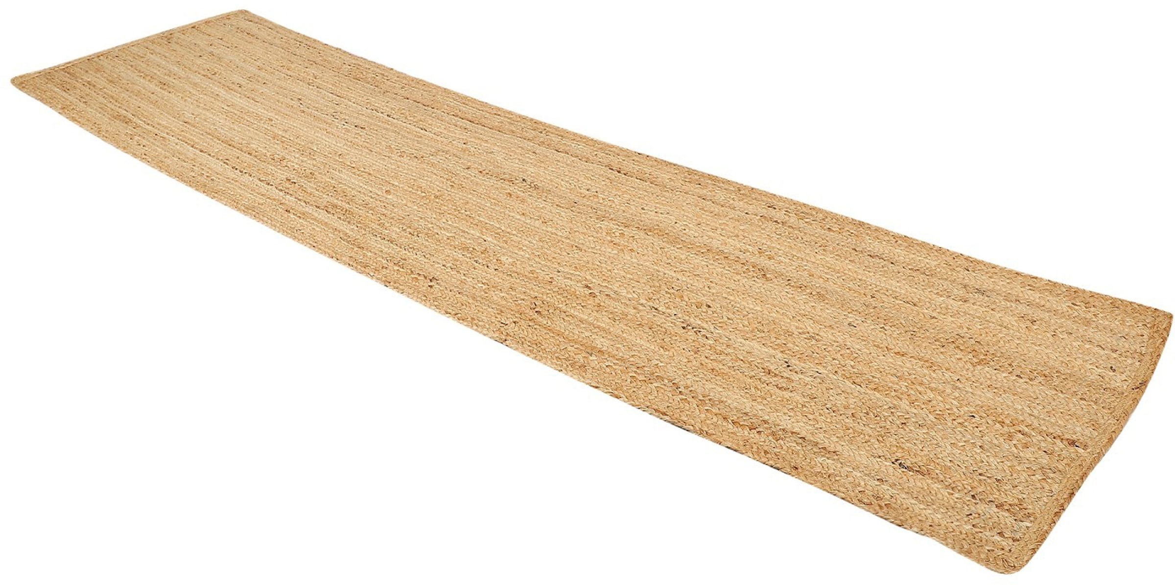 Myflair Möbel & Accessoires Läufer »Lola«, rechteckig, 10 mm Höhe, Juteteppich, Wendeteppich, handgeflochten, 100% Naturfaser, Boho-Style