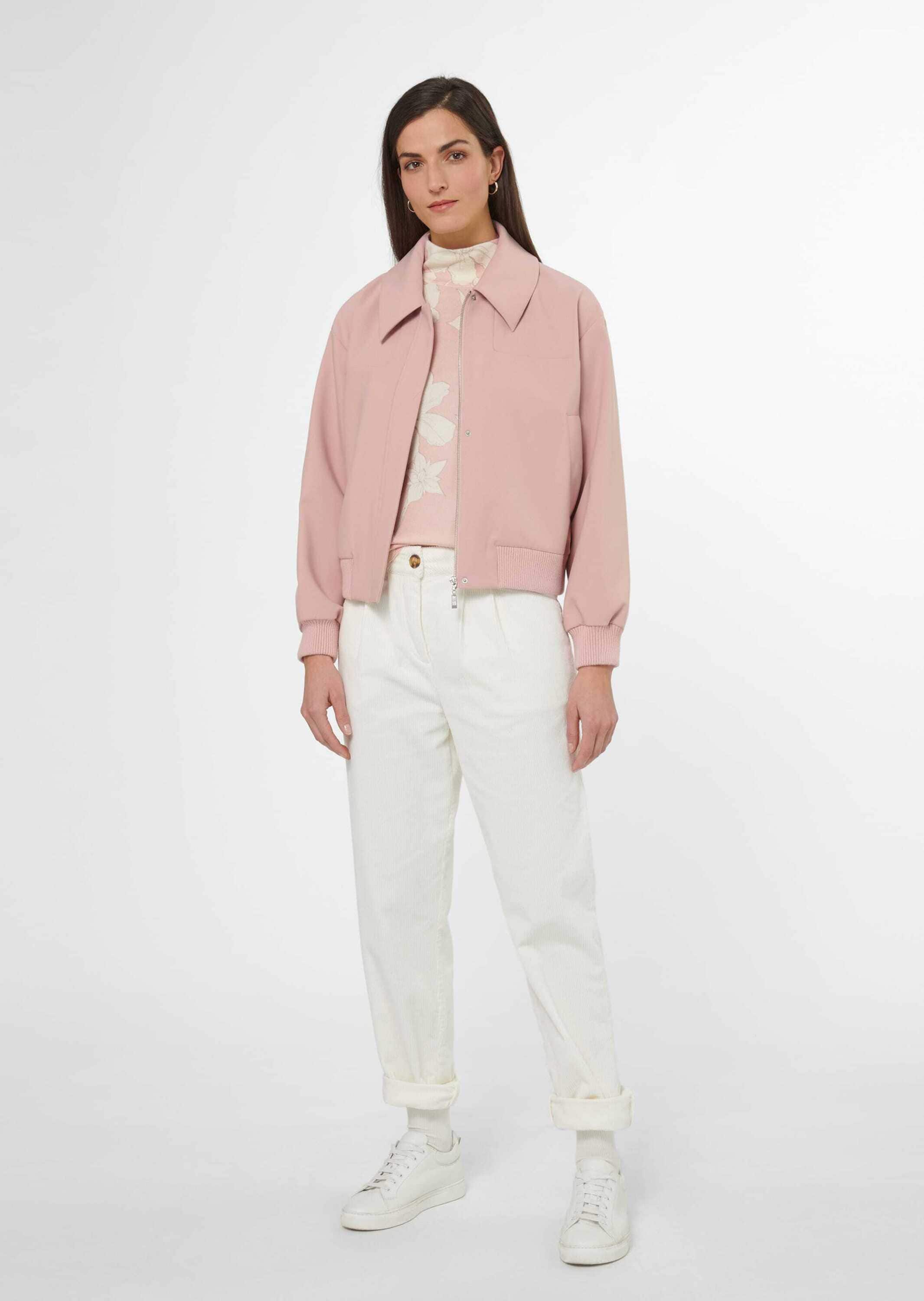 MADELEINE Blouson »Jacke Kurz-Blouson mit Reißverschluss und Strickbündchen.«