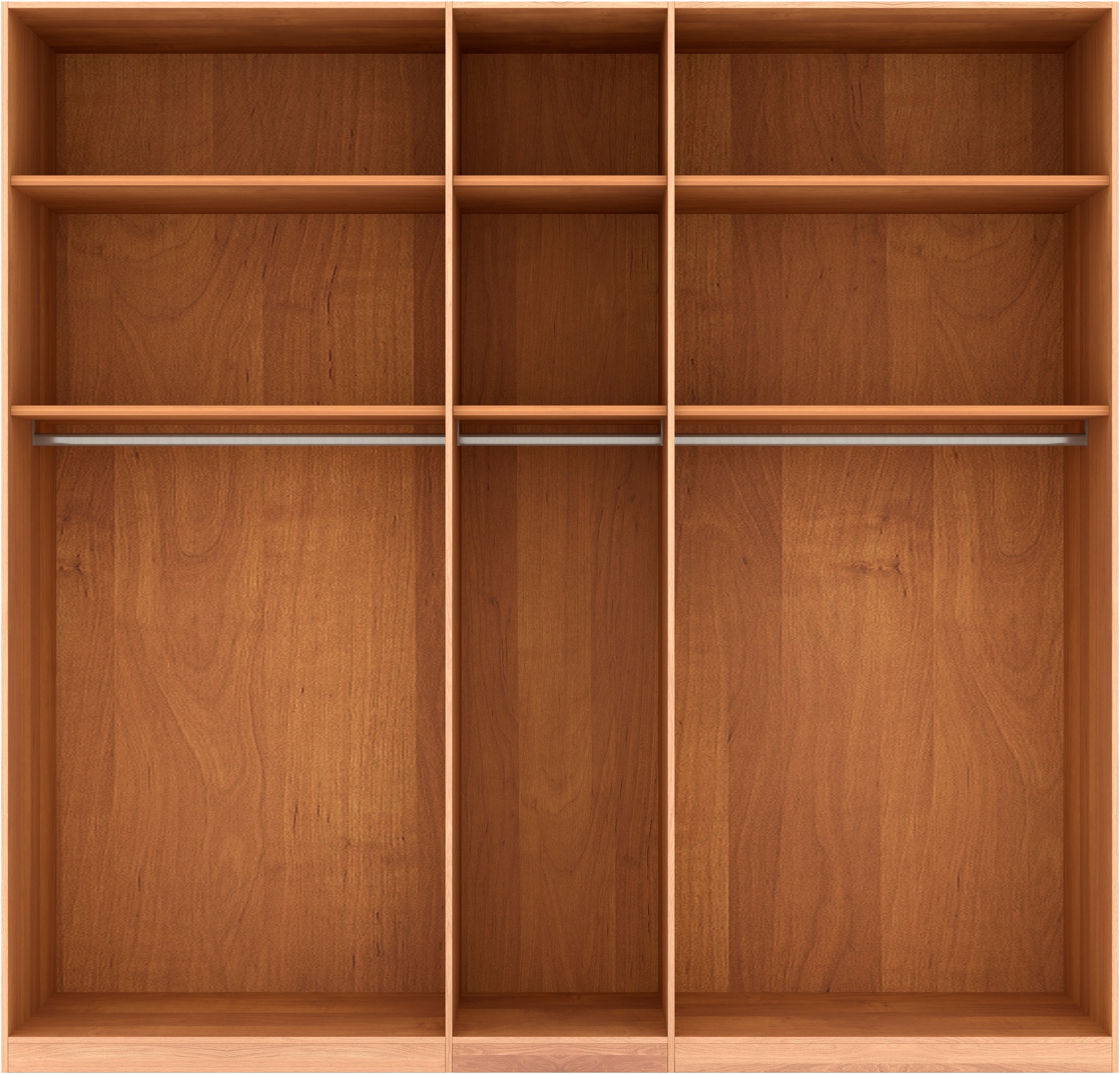 Musterring Drehtürenschrank »Sorrent, Kleiderschrank, Schrank, teilmassiv Eiche«, (mit Türdämpfern, in 5 Breiten & 2 Höhen, extra Böden, MADE IN GERMANY), Türen Eiche massiv oder als Parsol-Bronze-Spiegel, verschiedene Maße
