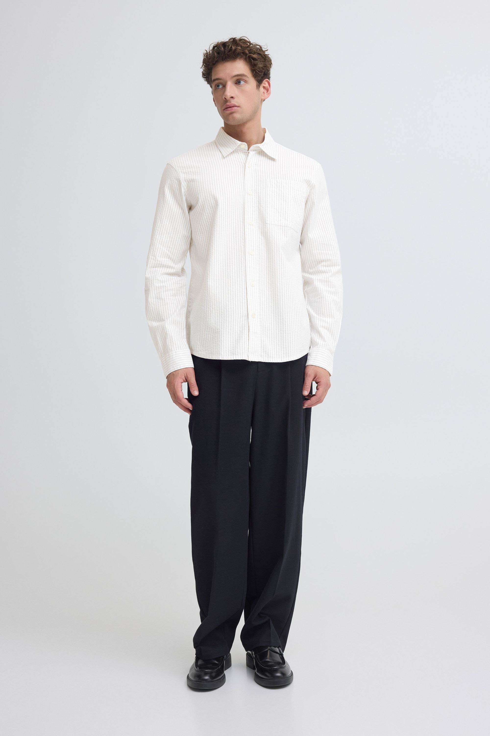 Casual Friday Langarmhemd »Langarmhemd CFJaevon Seersucker«