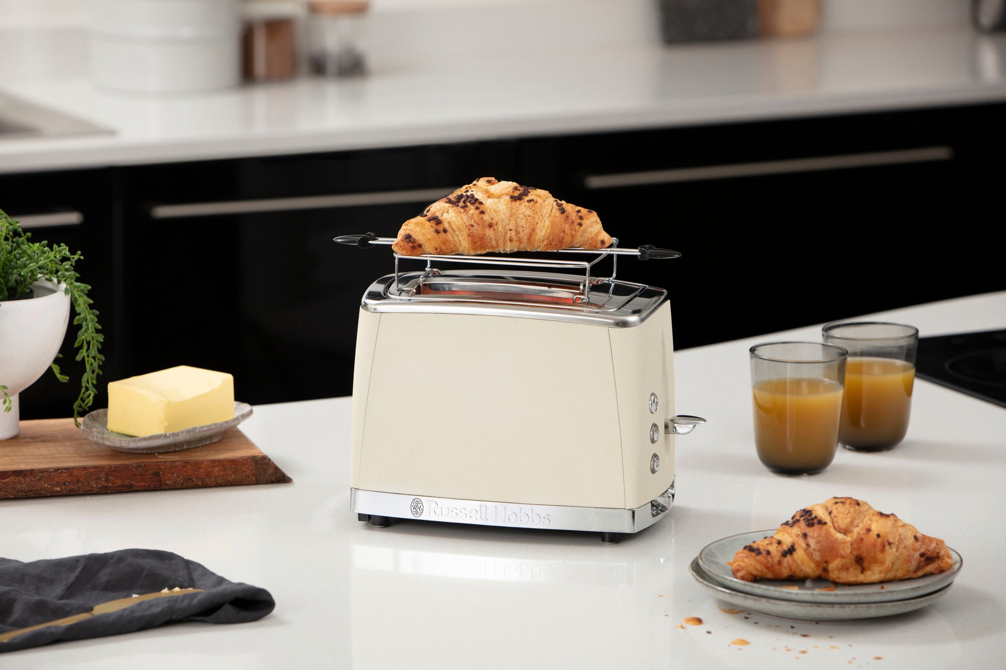 RUSSELL HOBBS Toaster »Luna Stone 26970-56«, 2 Schlitze, für 2 Scheiben, 1550 W