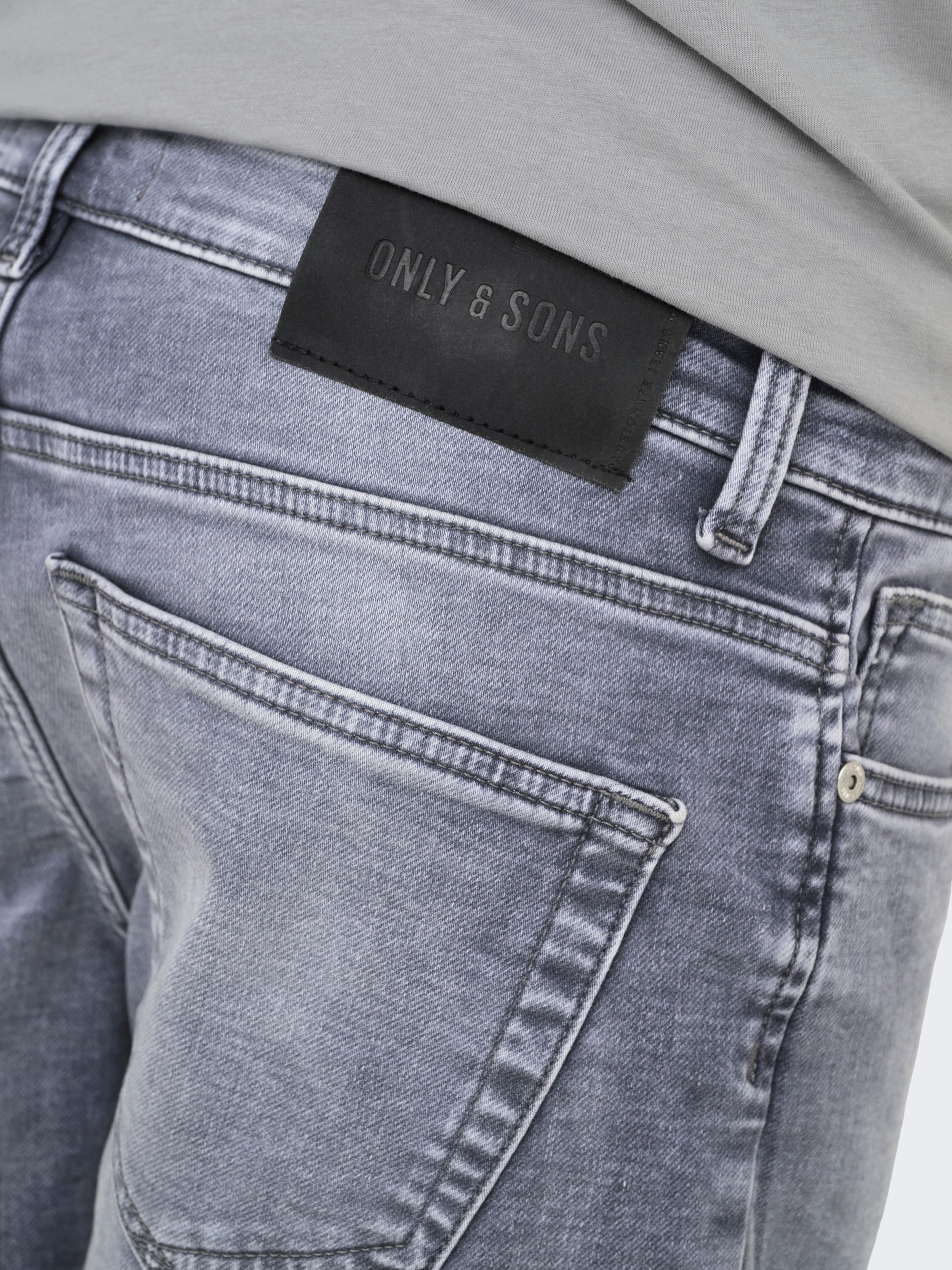 ONLY & SONS Jeansshorts »ONSPLY JOG MGD 0880 ANA DNM SHORTS NOOS« Baumwollmischung, regular fit