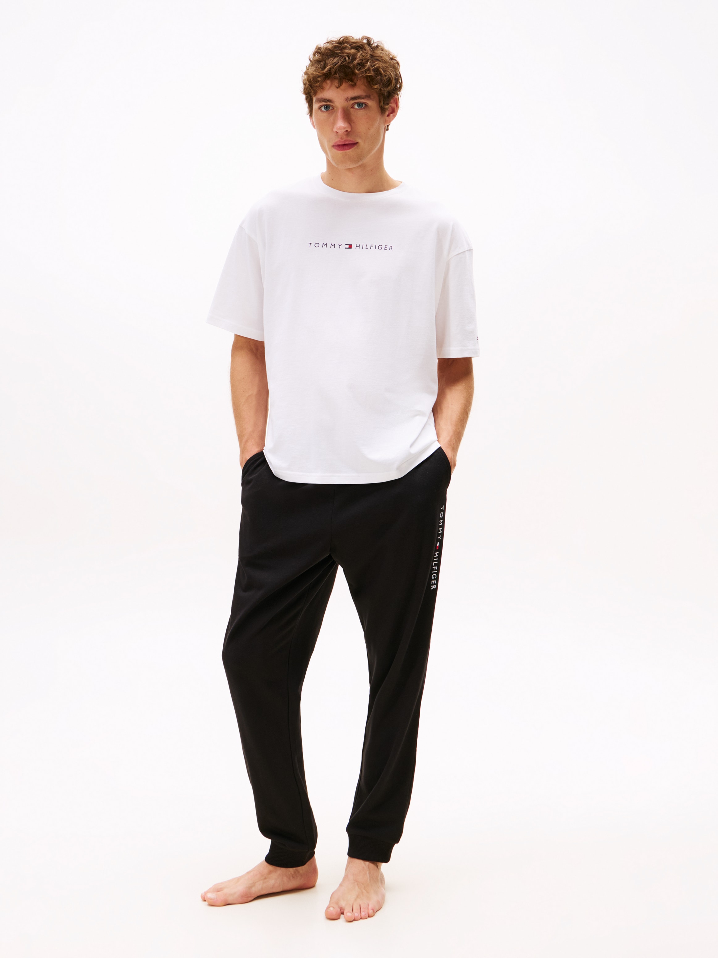 Tommy Hilfiger Underwear T-Shirt »TEE CONT. LOGO«, mit Rundhals, normale Passform