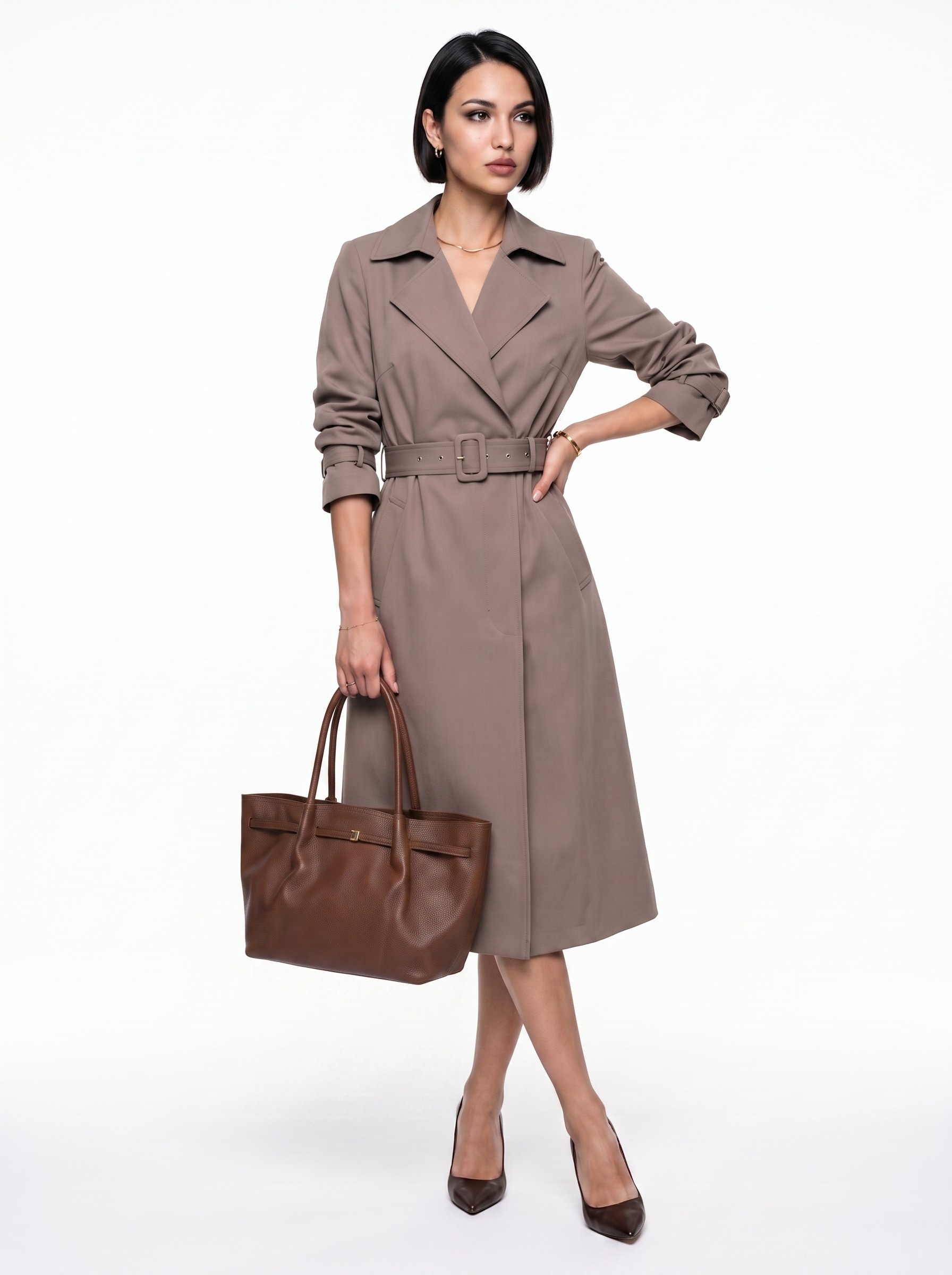 forty° Shopper »Colentessa - M« echt Leder, Made in Italy