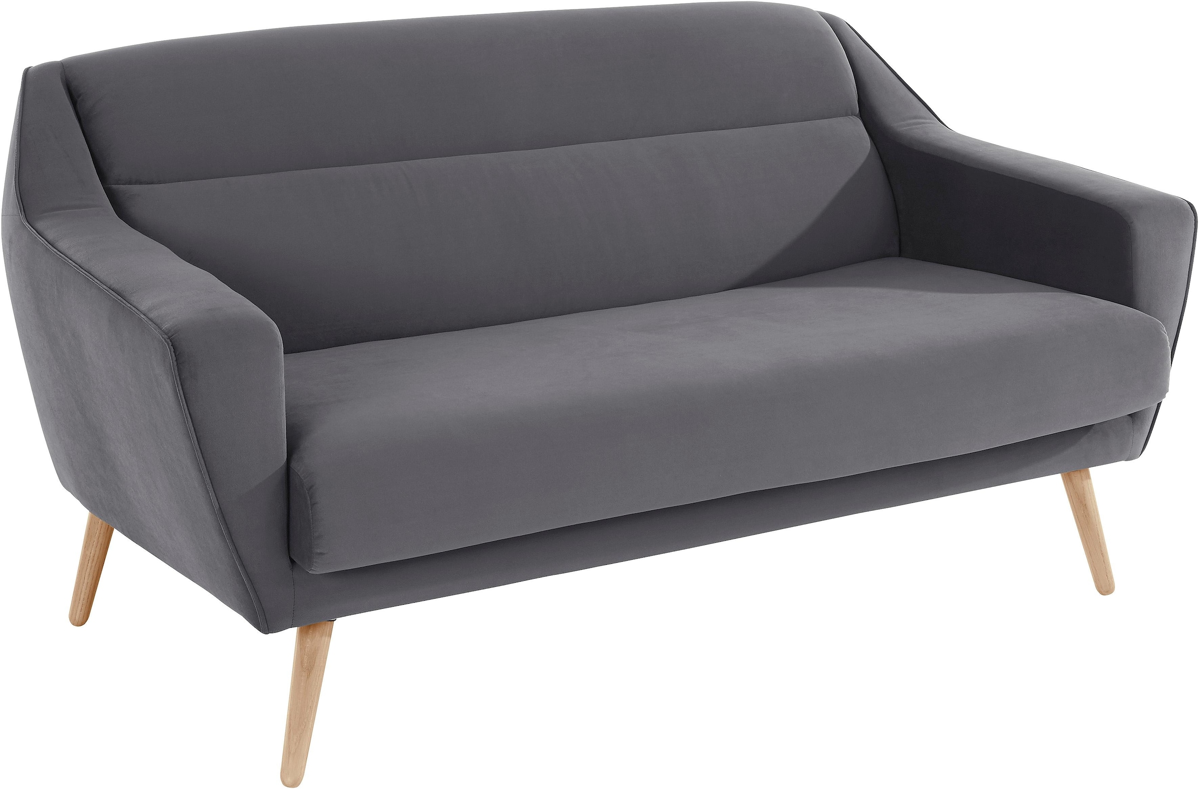 OTTO home 3-Sitzer »Bille« mit Naht im Rückenkissen und Eiche-Beinen, Design by Morten Georgsen