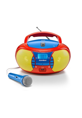 Karcher CD-Radiorecorder »RR 5026«, (CD 2.4 W), für Kinder mit Mikrofon kaufen