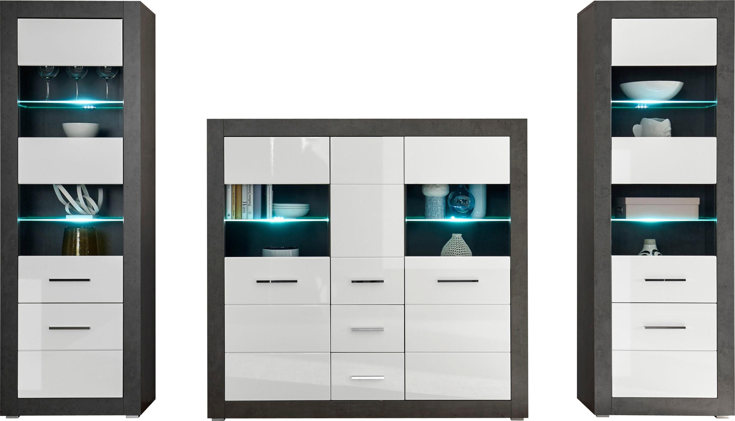 INOSIGN Wohnwand »Etero« Set, 3 Stk. tlg.