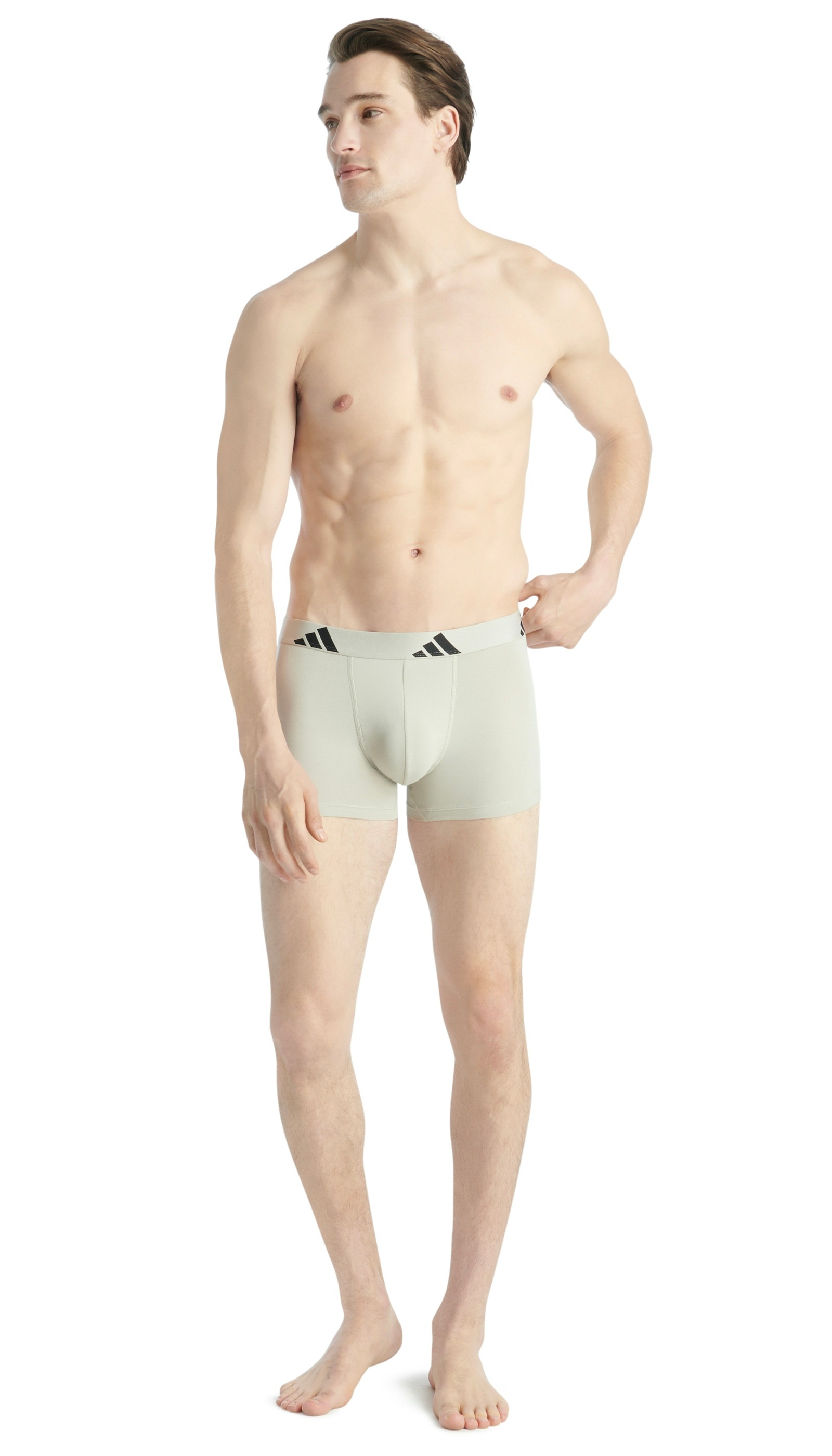 adidas Sportswear Trunk »Active Flex Cotton«, (3er Pack), elastischer Logo-Bund, ohne Eingriff, Single Jersey-Qualität