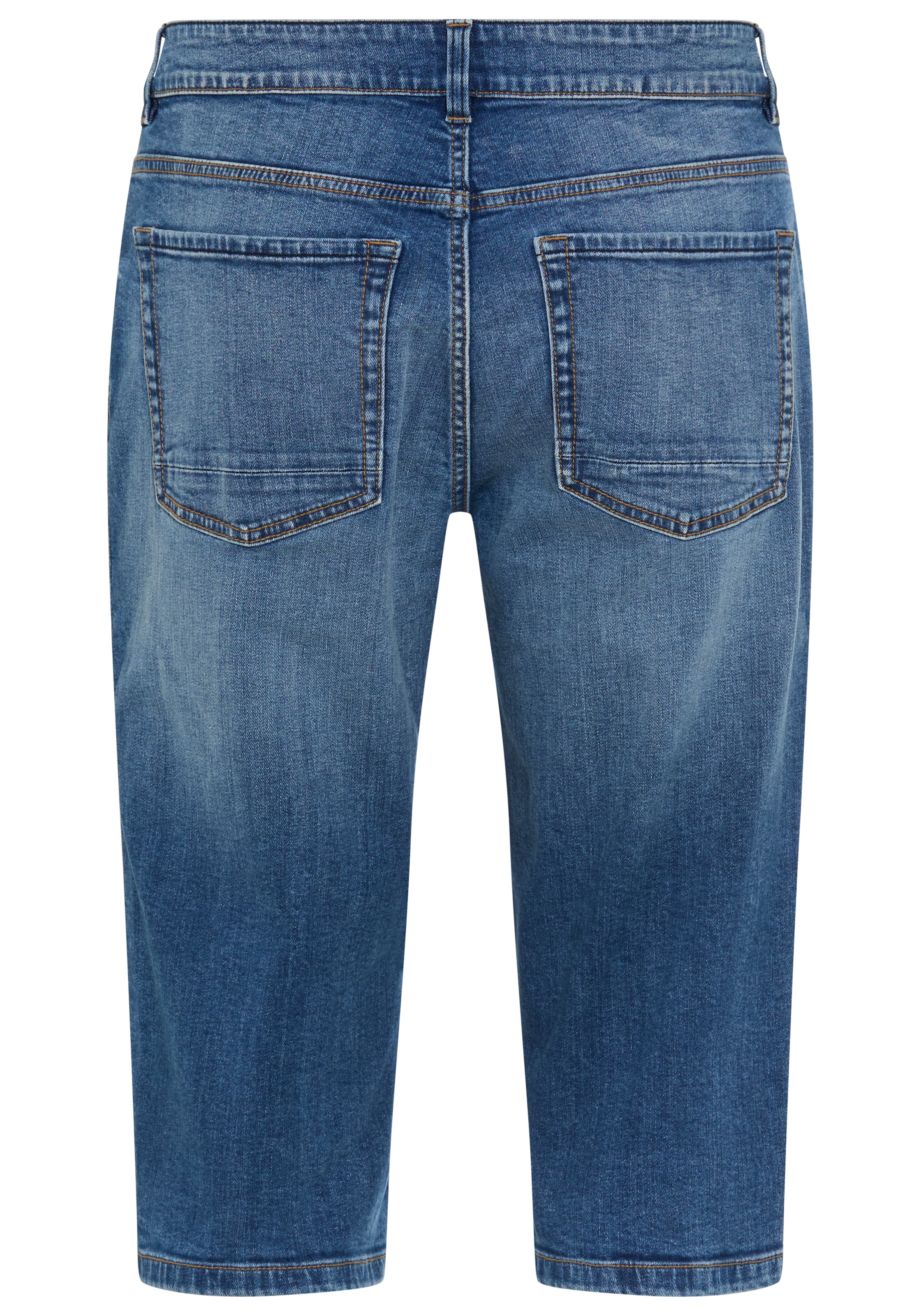 Man's World Plus Jeansbermudas gerade geschnittenes Bein, normale Leibhöhe, Regular-Fit