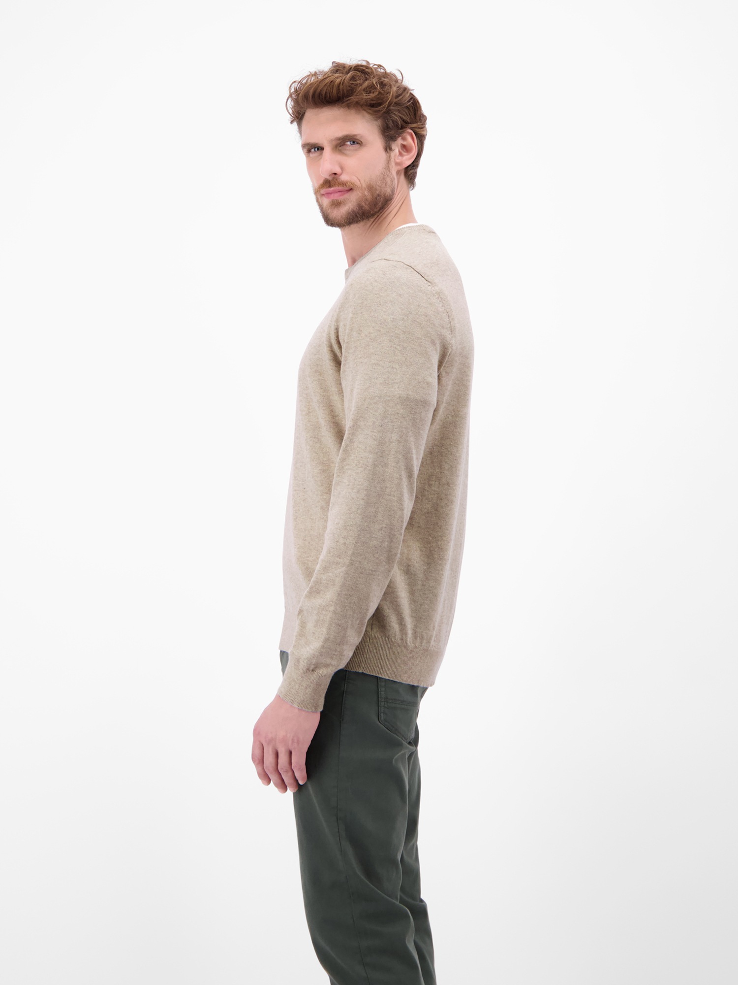 LERROS Strickpullover »Herren Basic Strickpullover«