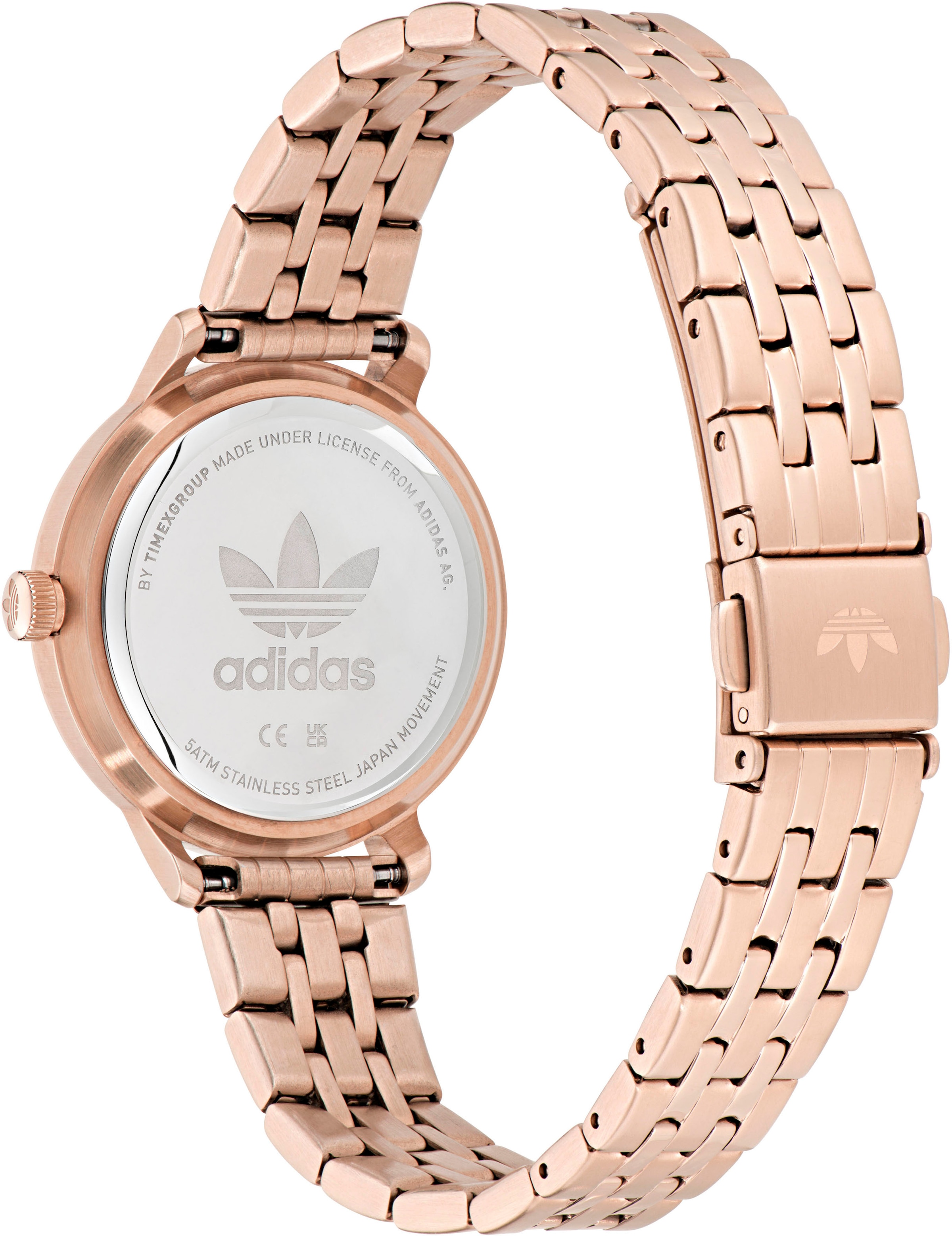 adidas Originals Quarzuhr »CODE ONE EXTRA SMALL«, Armbanduhr, Damenuhr, Edelstahlarmband