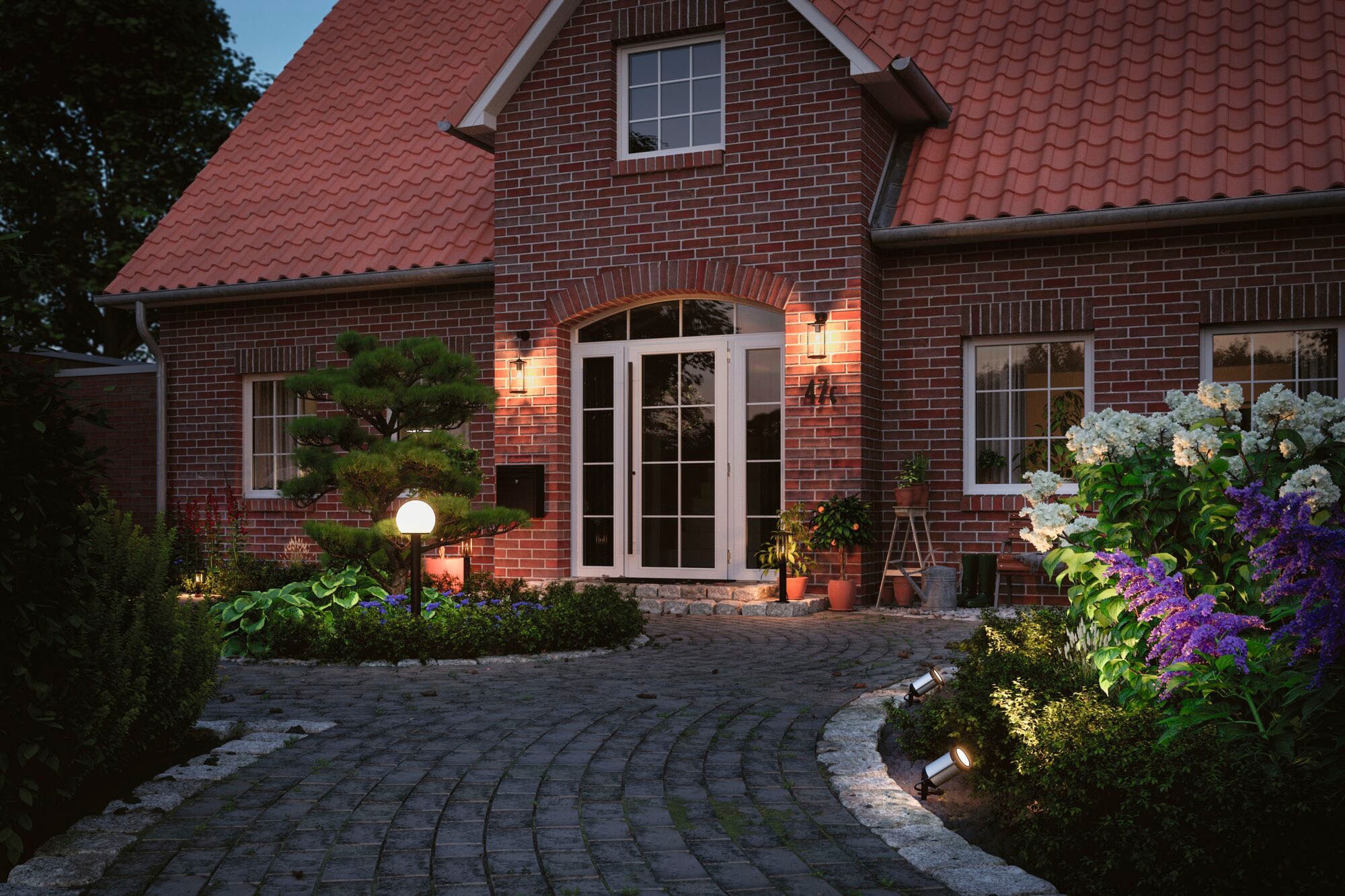 Paulmann LED Gartenstrahler »Plug & Shine«, 1 flammig, Leuchtmittel LED-Modul | LED fest integriert, LED-Modul, 3000K 24V IP65 Anthrazit