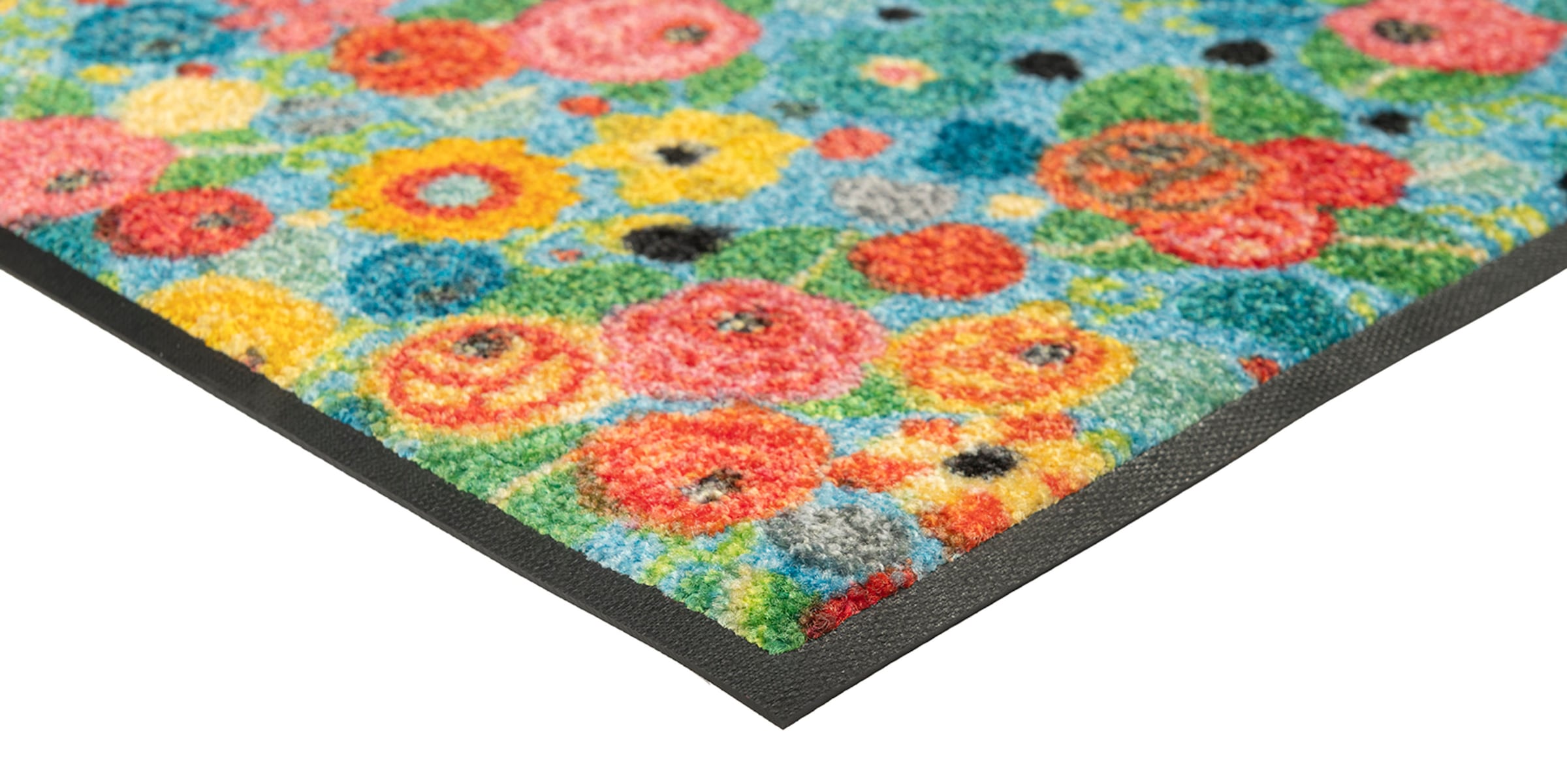 wash+dry by Kleen-Tex Fußmatte »Flower Power«, rechteckig, 7 mm Höhe