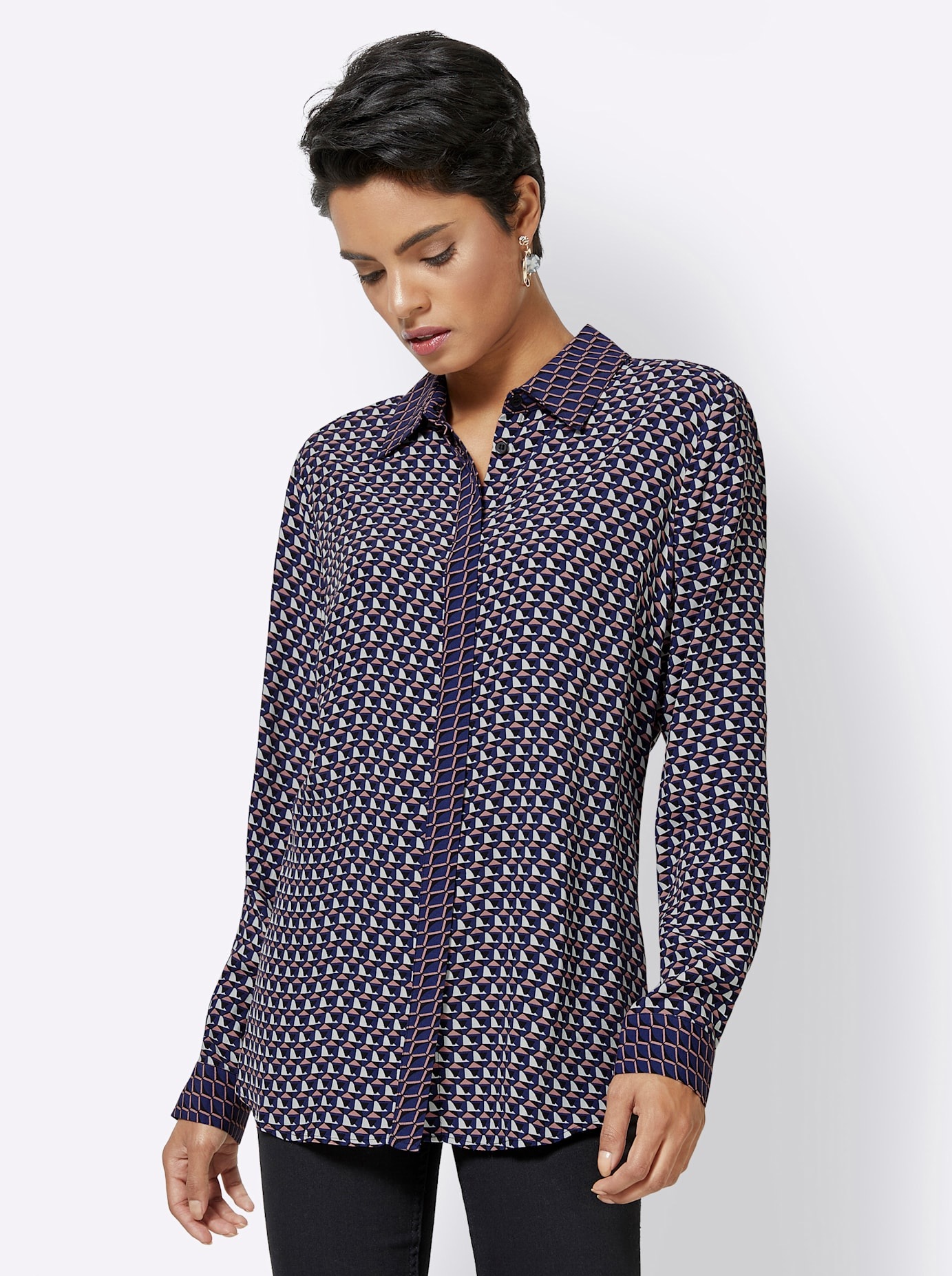 creation L Druckbluse