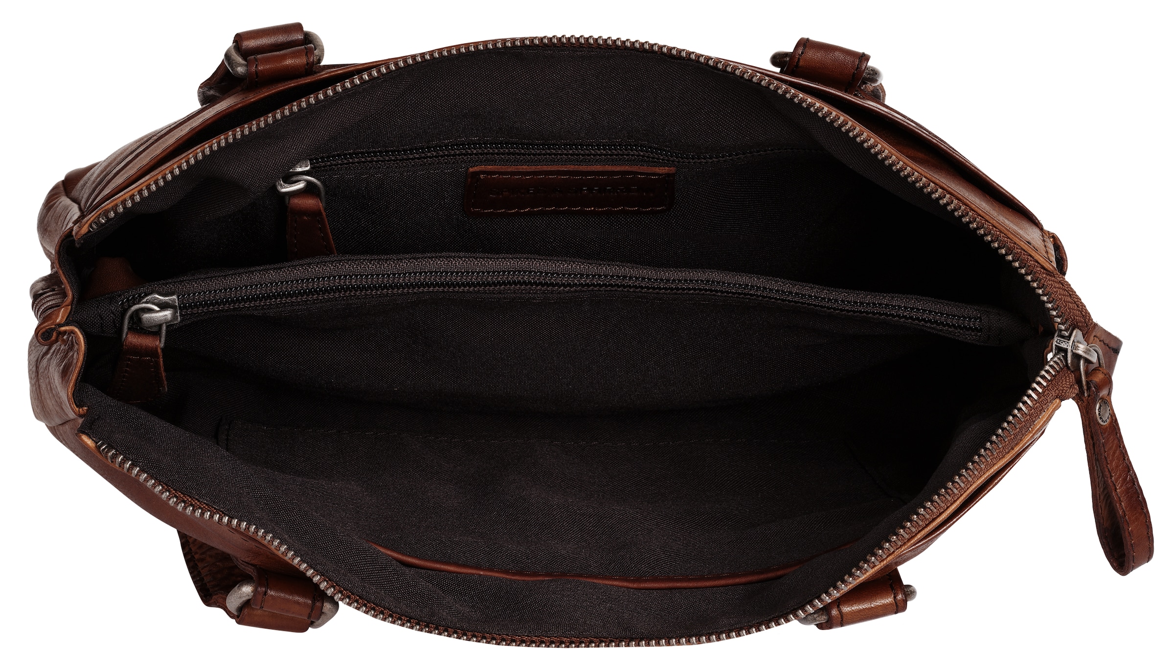 Spikes & Sparrow Henkeltasche »SPIKES & SPARROW Damen echt Leder« echt Leder
