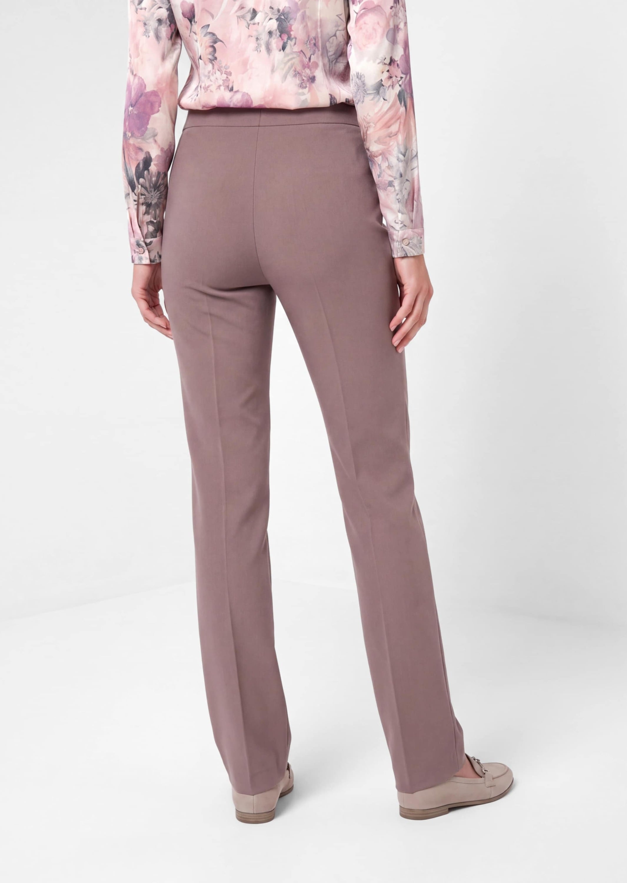 GOLDNER Schlupfhose »Jerseyhose CARLA aus Flanell«  Eingriffstaschen an den Seiten