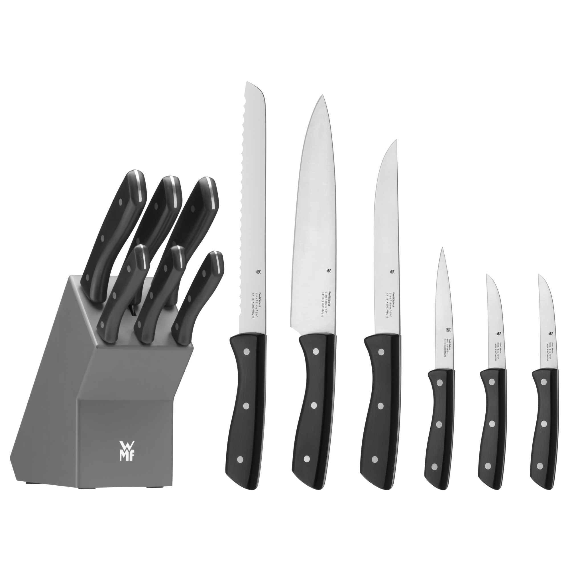 WMF Messerblock »Profi«, 7 tlg., inkl. 6 Messer aus Spezialklingenstahl