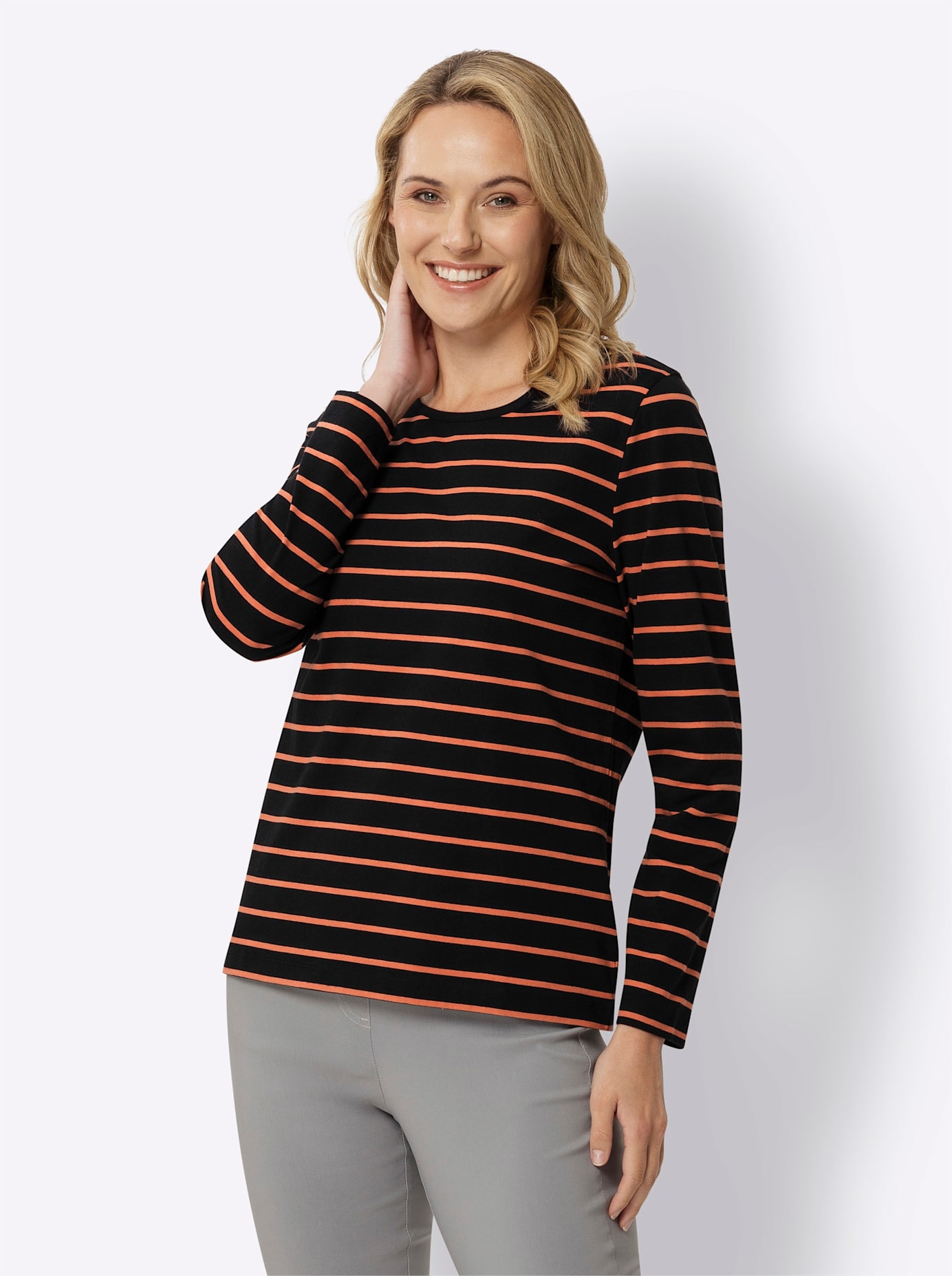 Classic Basics Langarmshirt »Streifenshirt«, (1 tlg.)