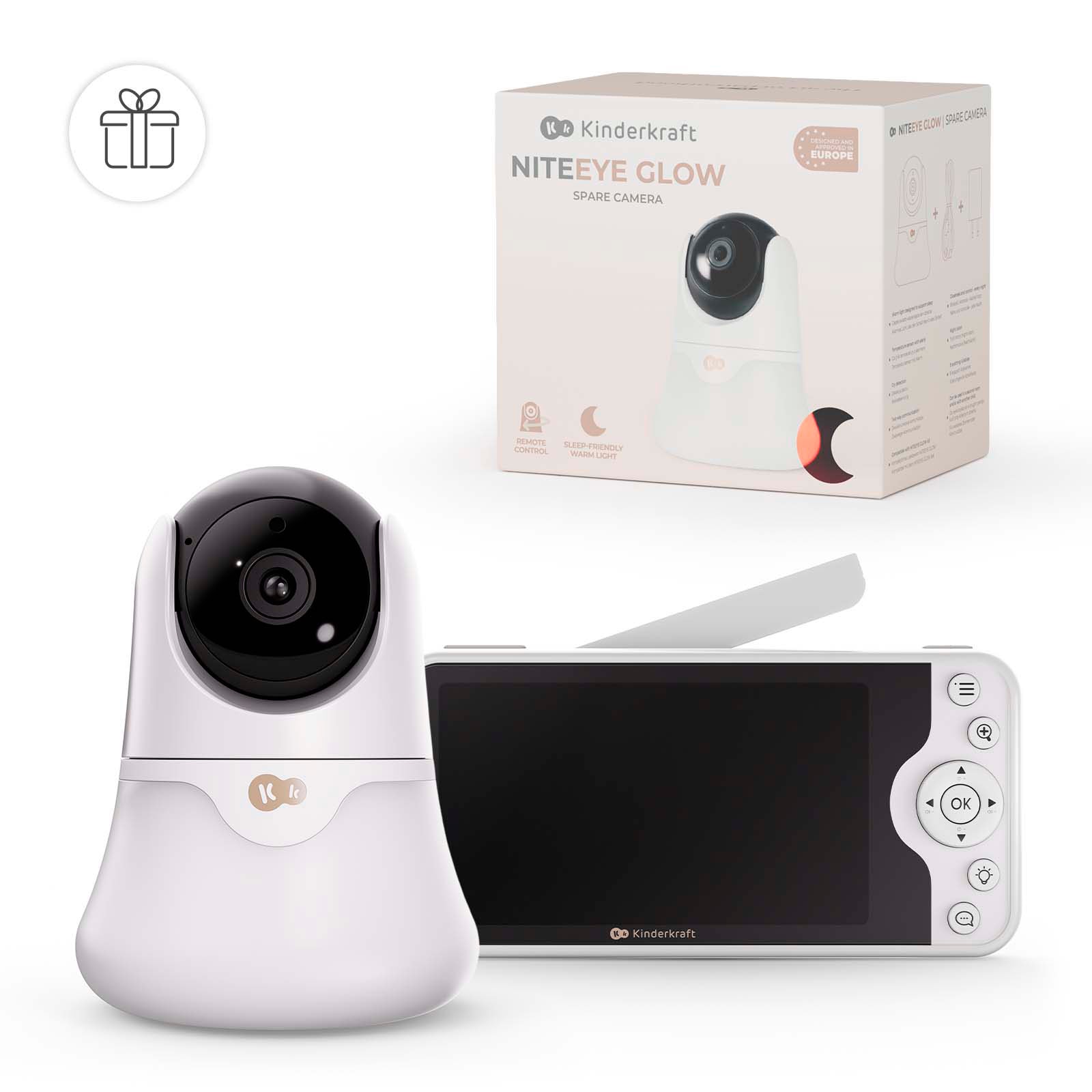 Kinderkraft Video-Babyphone »NITEEYE GLOW« mit Nachtlicht
