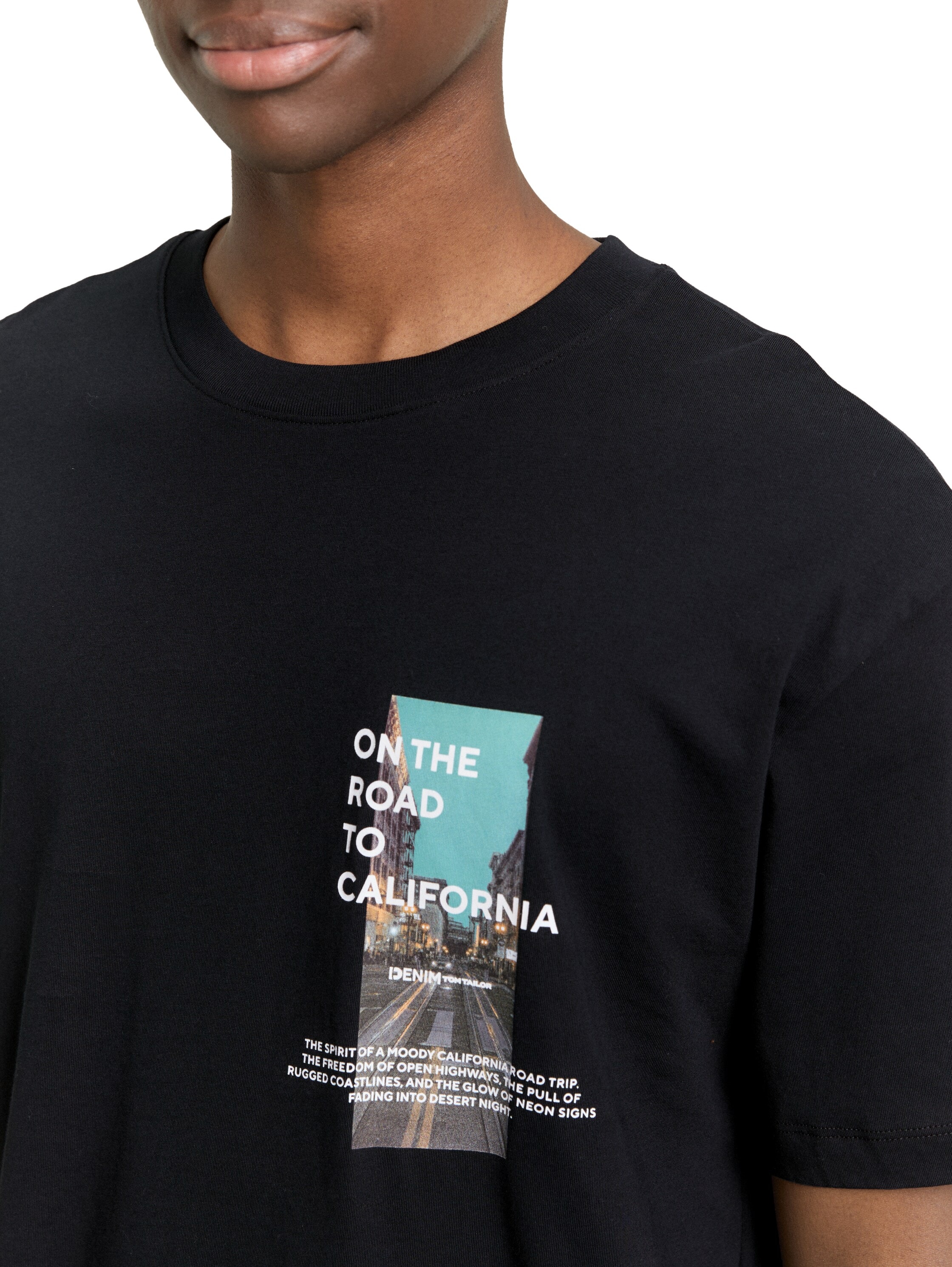 TOM TAILOR Denim T-Shirt mit Fotoprint