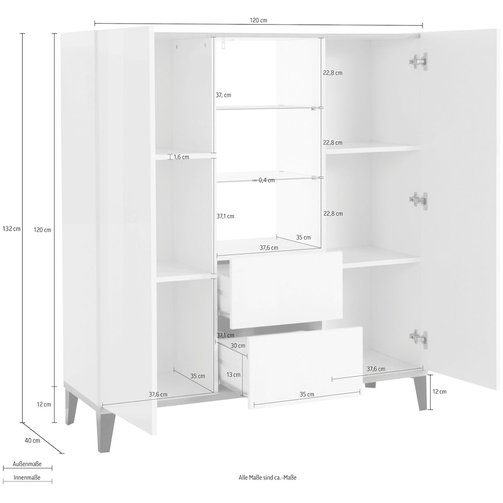 INOSIGN Highboard »sunrise«