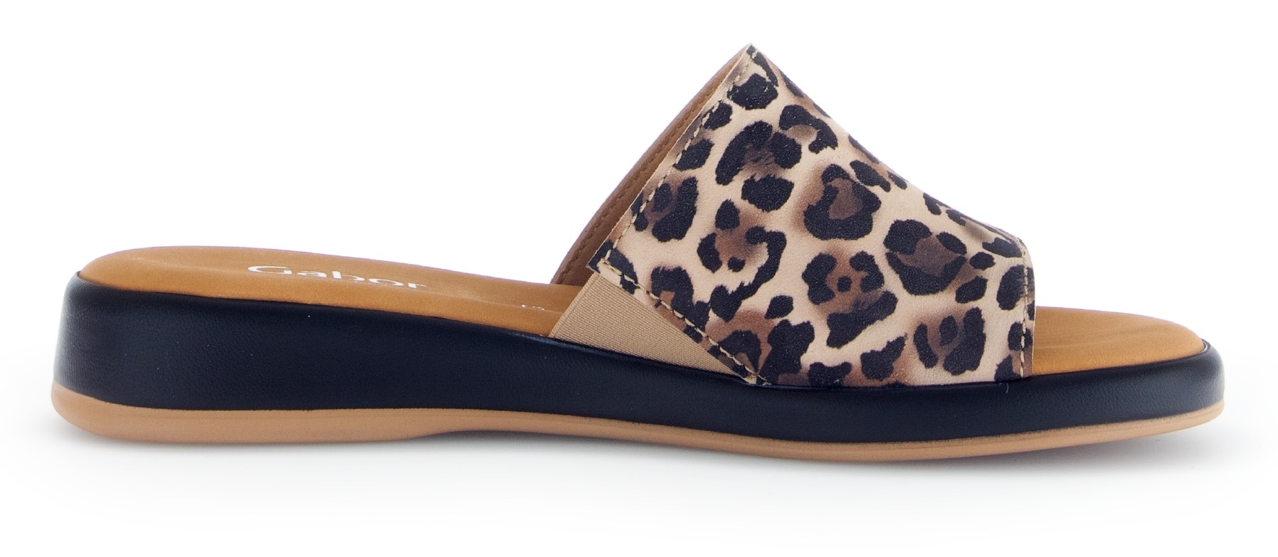 Gabor Pantolette »RHODOS«, Sommerschuh, Komfortschuh, kleiner Stretcheinsatz, Weite G (=weit)