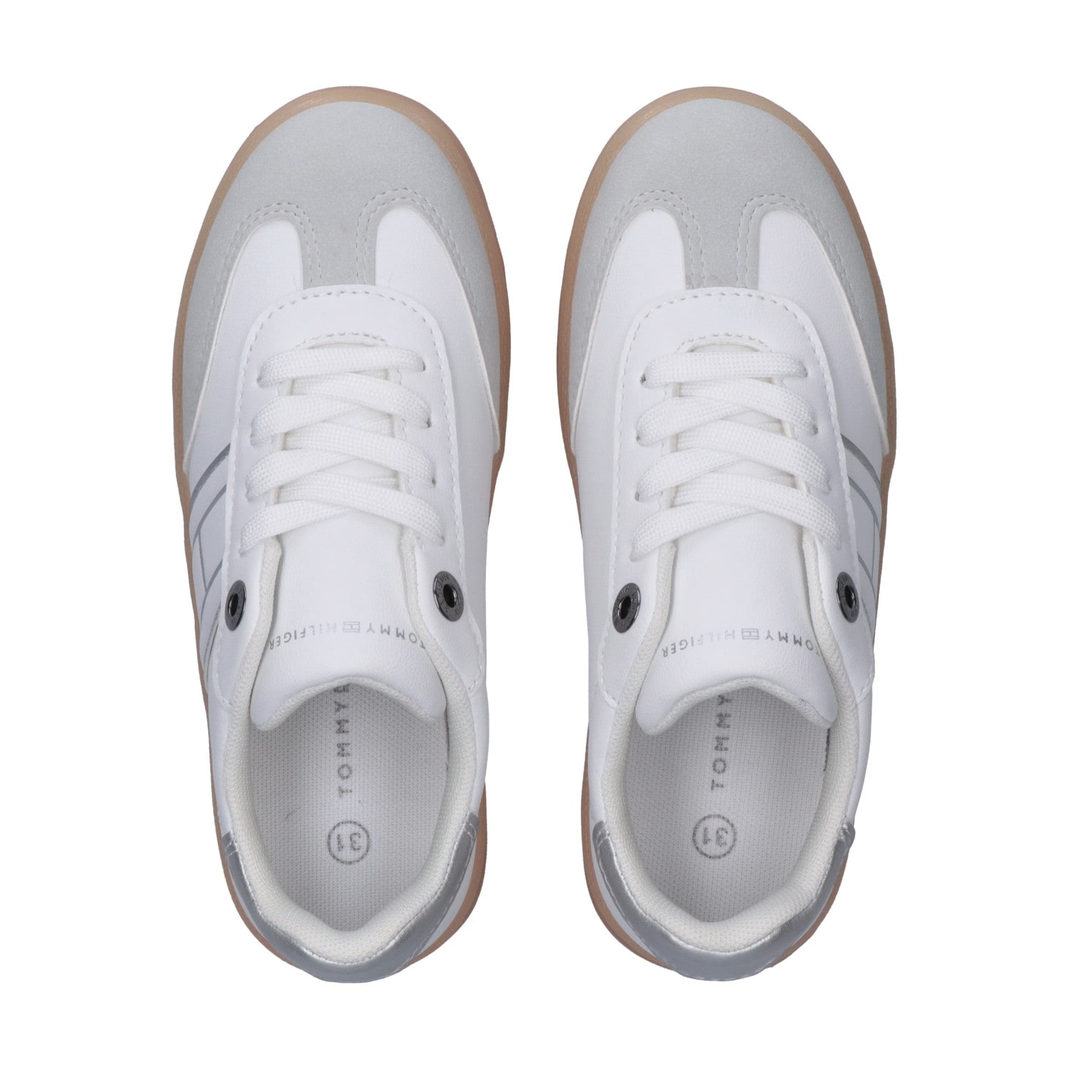 Tommy Hilfiger Sneaker  Retro Sneaker, Freizeitschuh, Schnürschuh mit Nieten