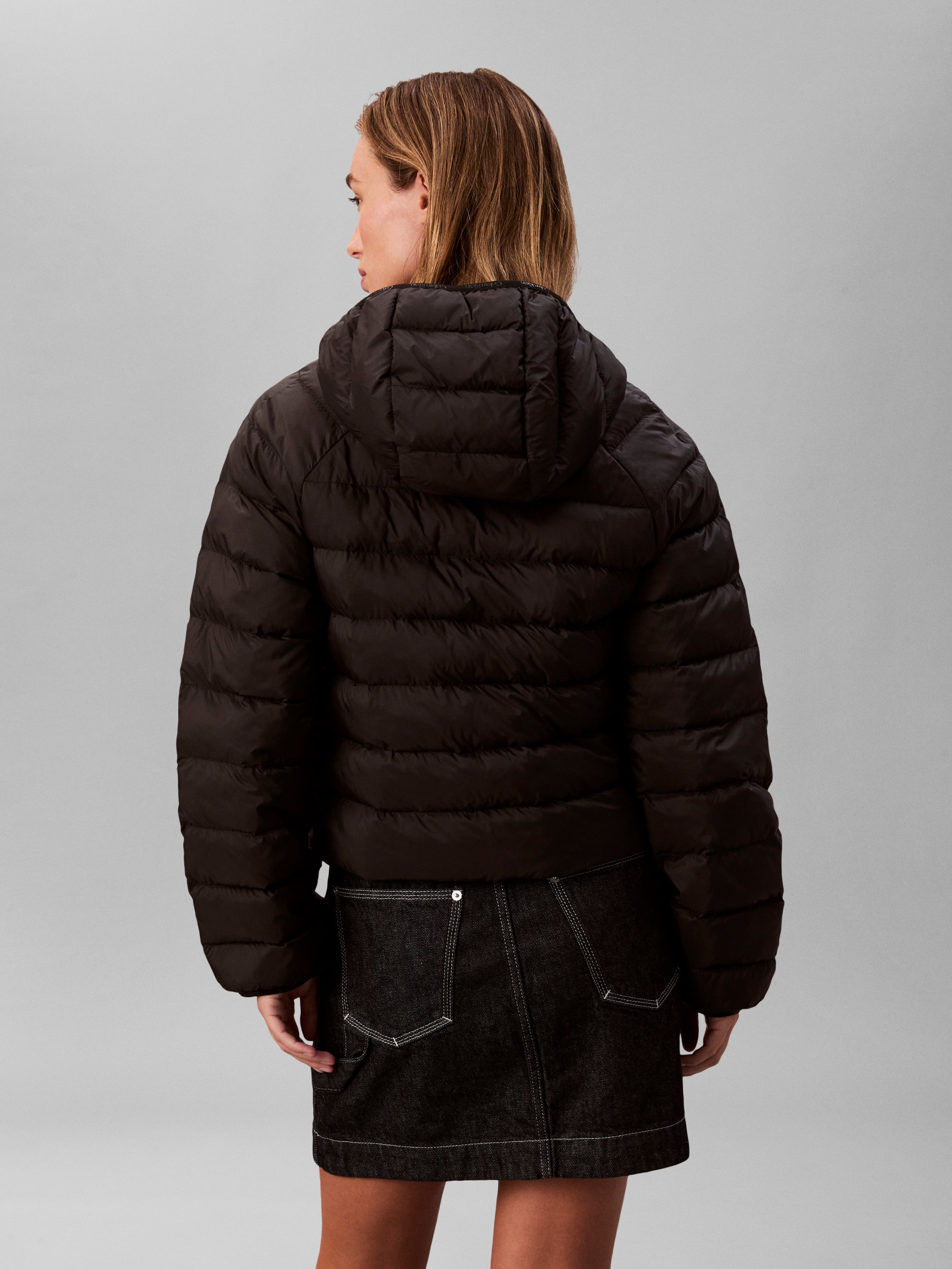 Calvin Klein Jeans Steppjacke »LGHTWGHT QLTD JCKT P«, mit Kapuze, Mit Rundhalsausschnitt