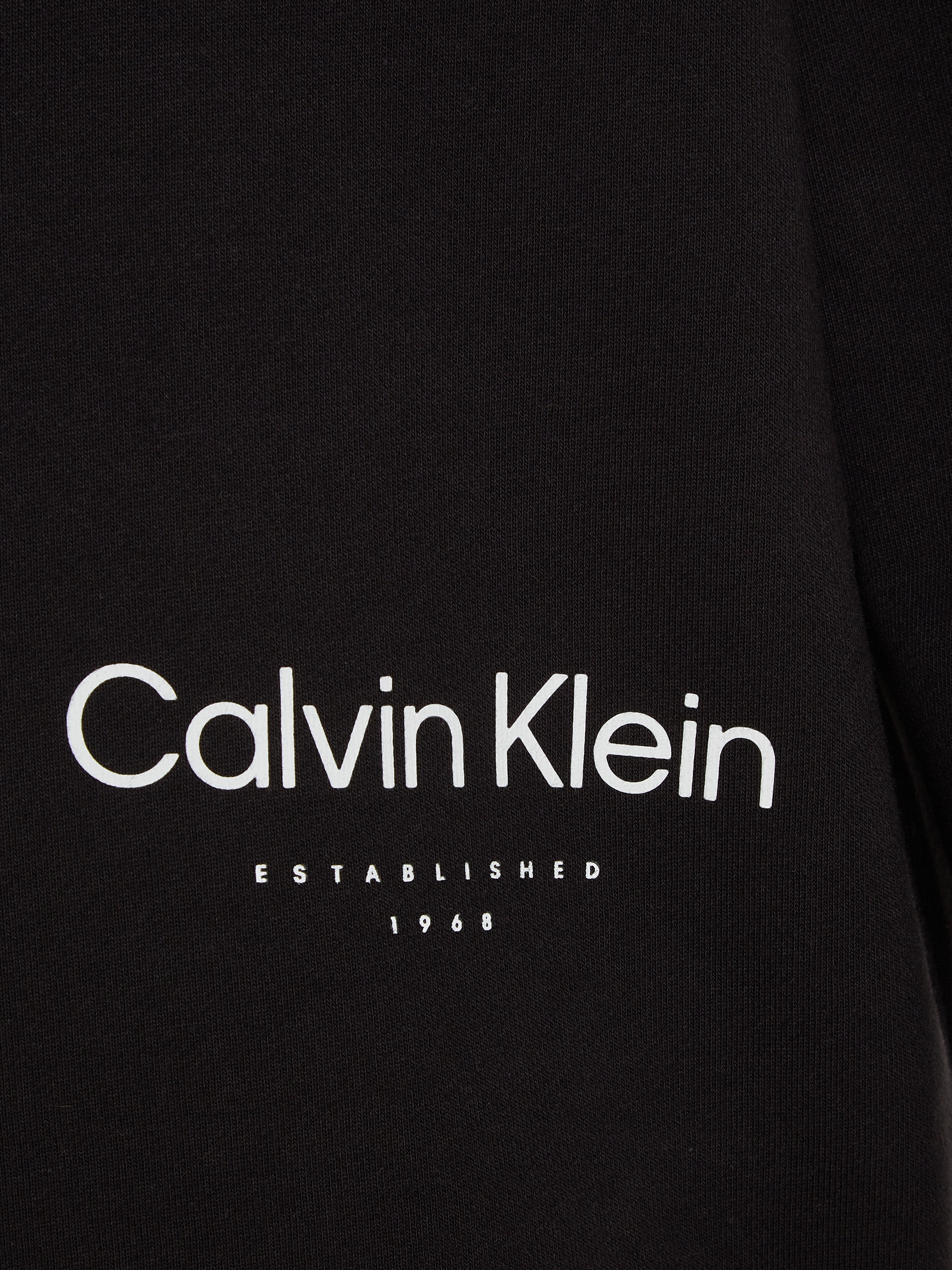 Calvin Klein Big&Tall Sweatshirt »BT_OFF PLACEMENT LOGO SWEATSHIRT«, in großen Größen mit Logoschriftzug