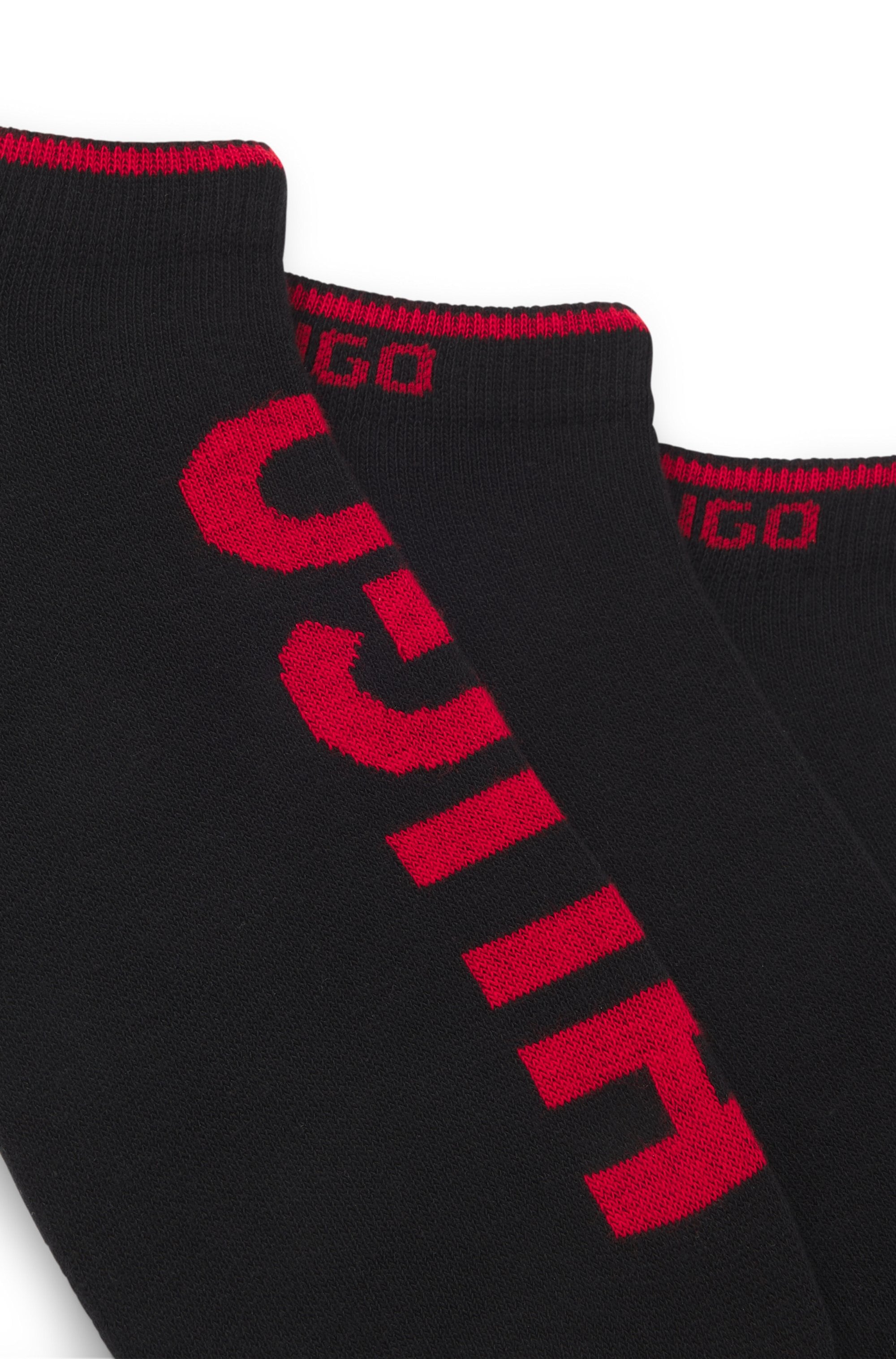 HUGO Underwear Sneakersocken »3P AS LOGO CC«, (3 Paar), mit Logodetails
