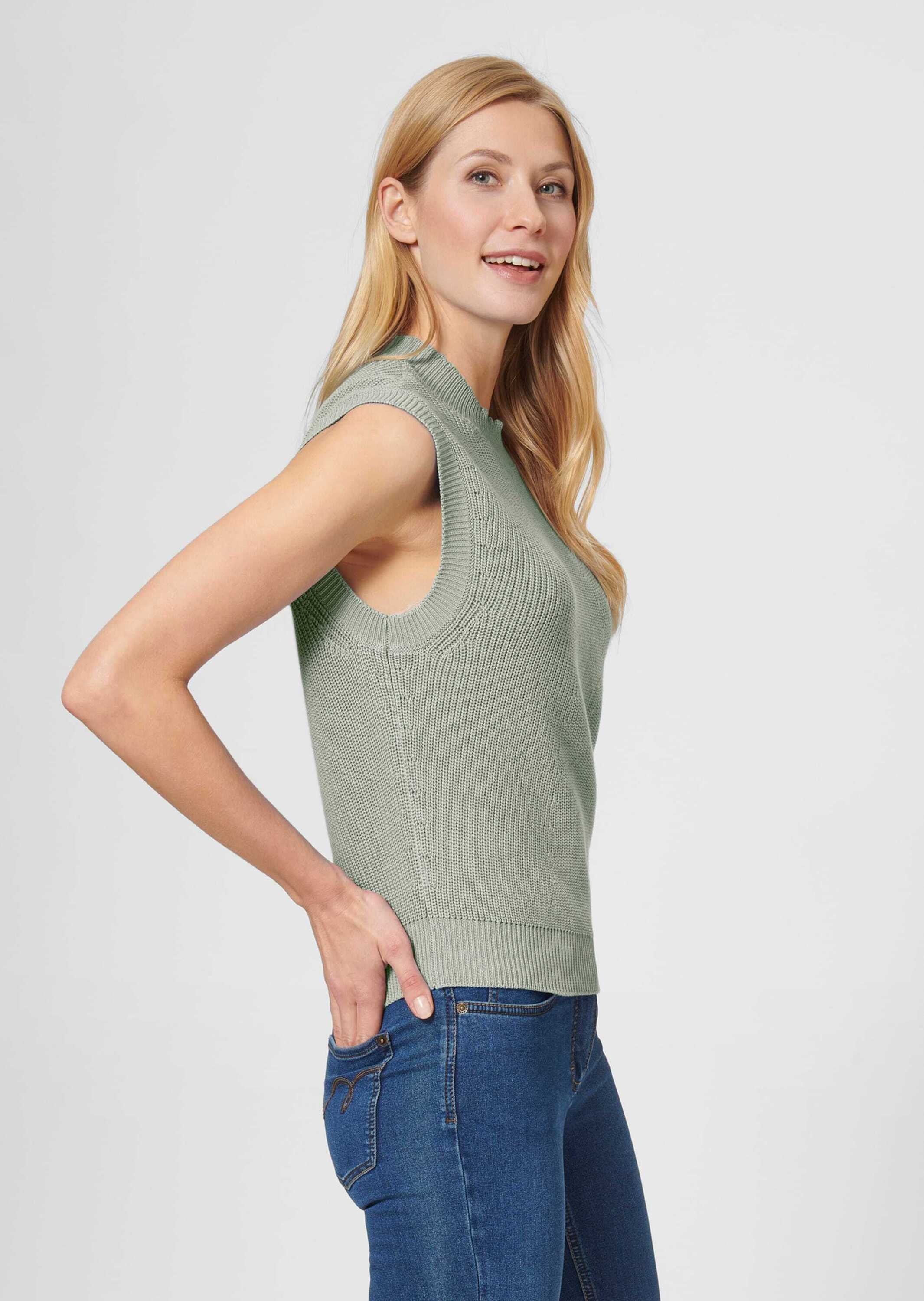MADELEINE Longpullover »Pullunder Pullunder mit Stehkragen«