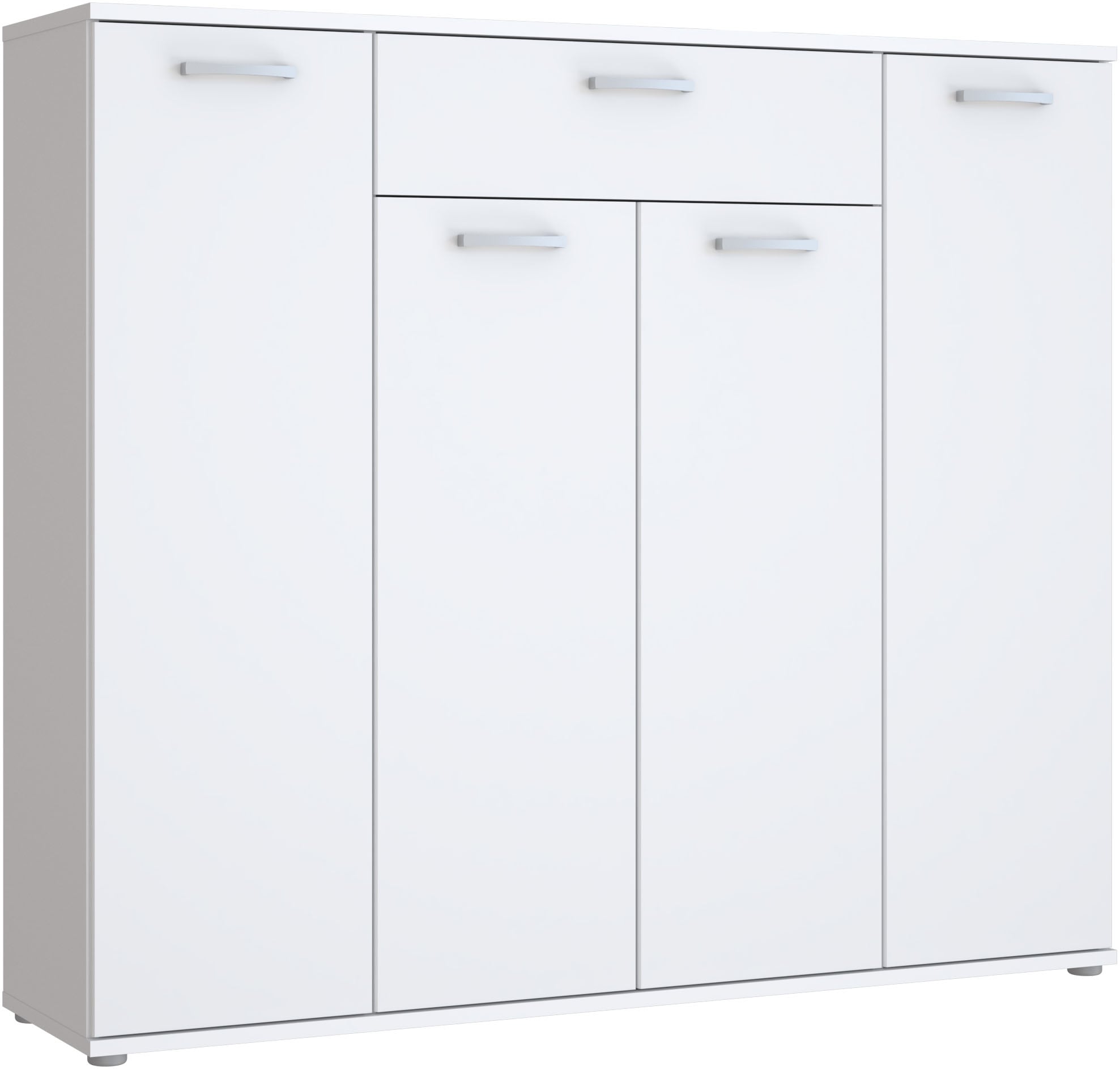 FORTE Kommode »Kombikommode, Stauraum, Einlegeböden verstellbar« B/H/T ca.140/120/34 cm, viel Stauraum, PEFC zertifiziert