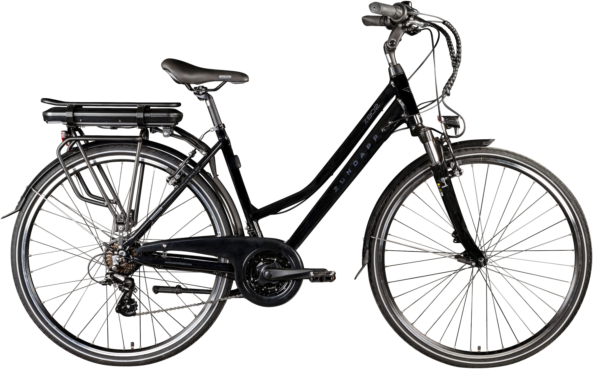 Zündapp E-Bike »Z802 Damen«, 21 Gang, Shimano, Altus RD-M310, Heckmotor 250 W, Pedelec, Elektrofahrrad für Damen