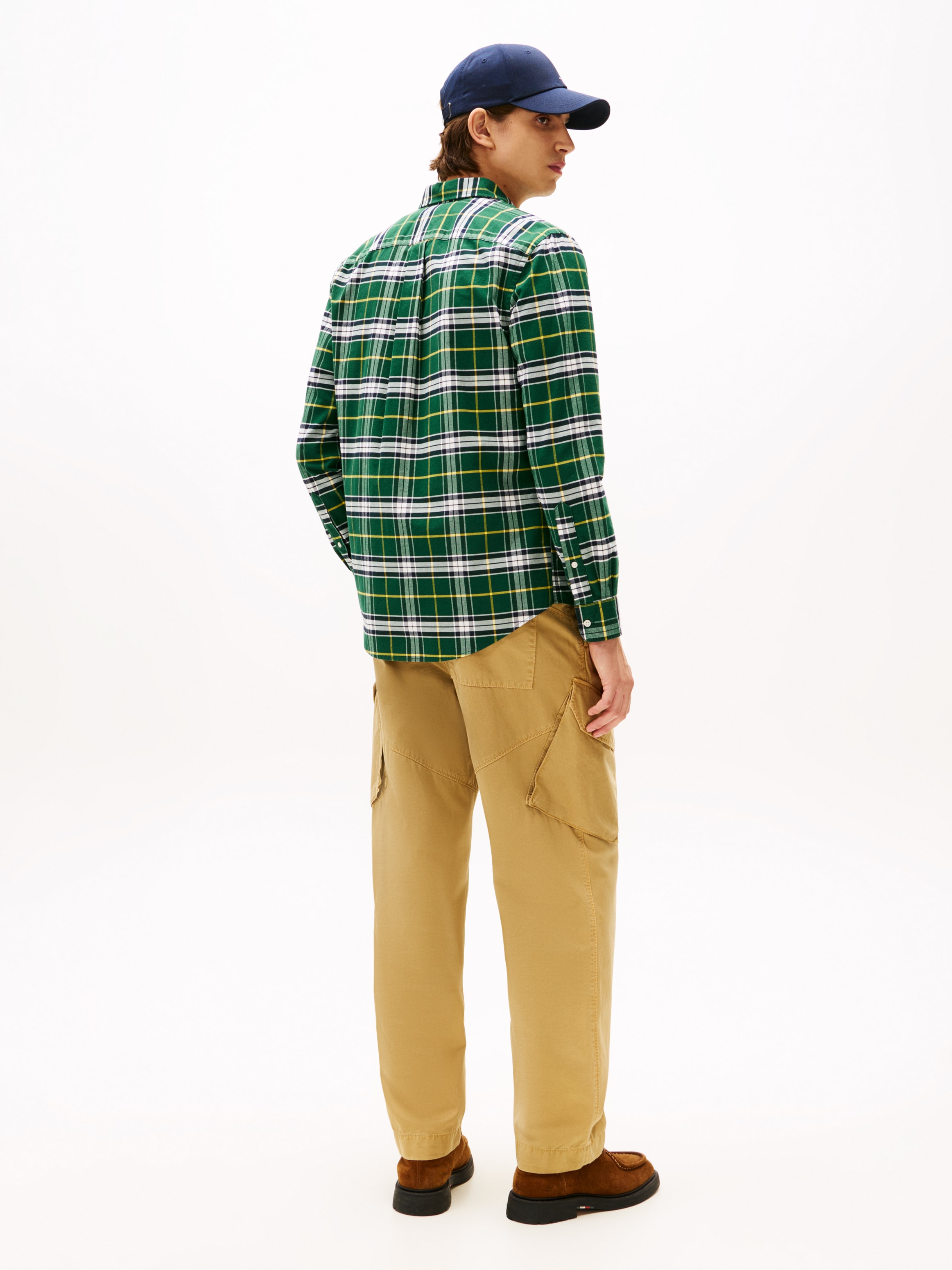 Tommy Hilfiger Langarmhemd »BRUSHED OXFORD CHECK« regular fit, kariert, Button-down-Kragen