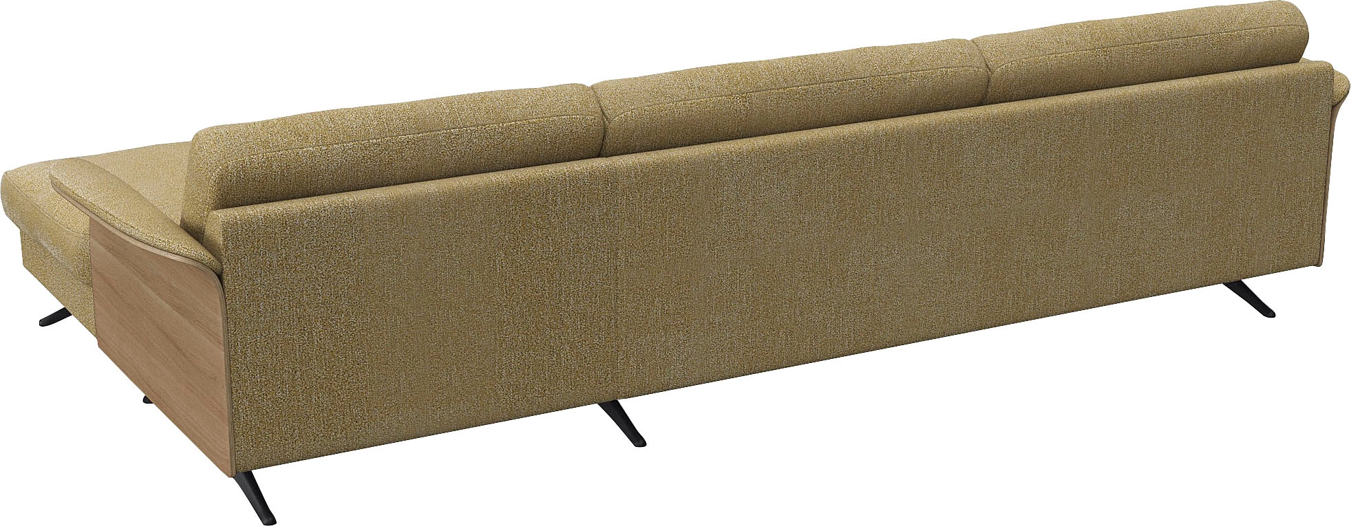 FLEXLUX Ecksofa »Glow, super bequem durch hochwertigem Sitzaufbau mit Federkern, L-Form«, Modernes skandinavisches Design