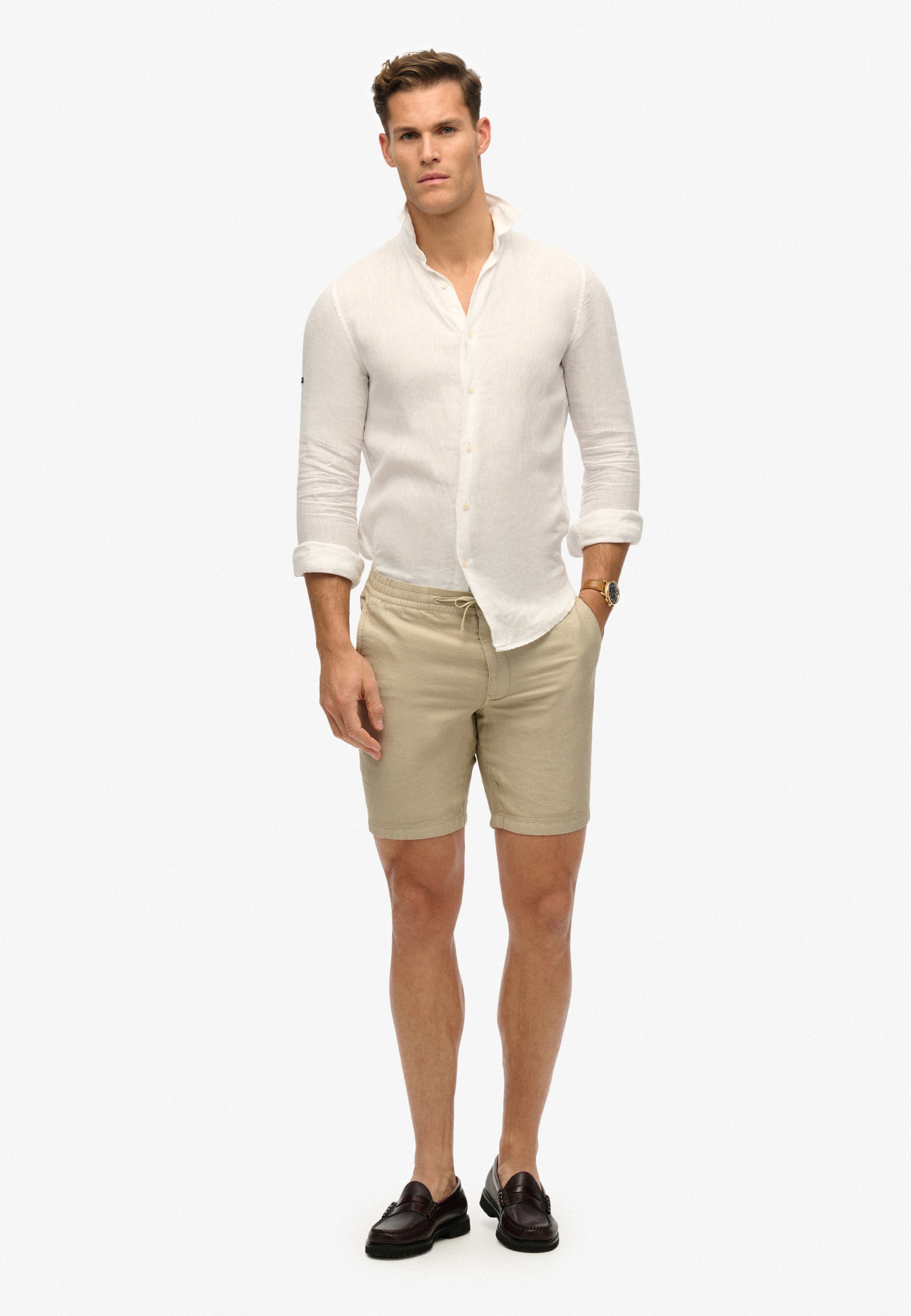 Superdry Shorts »MERCHANT LINEN SHORT«